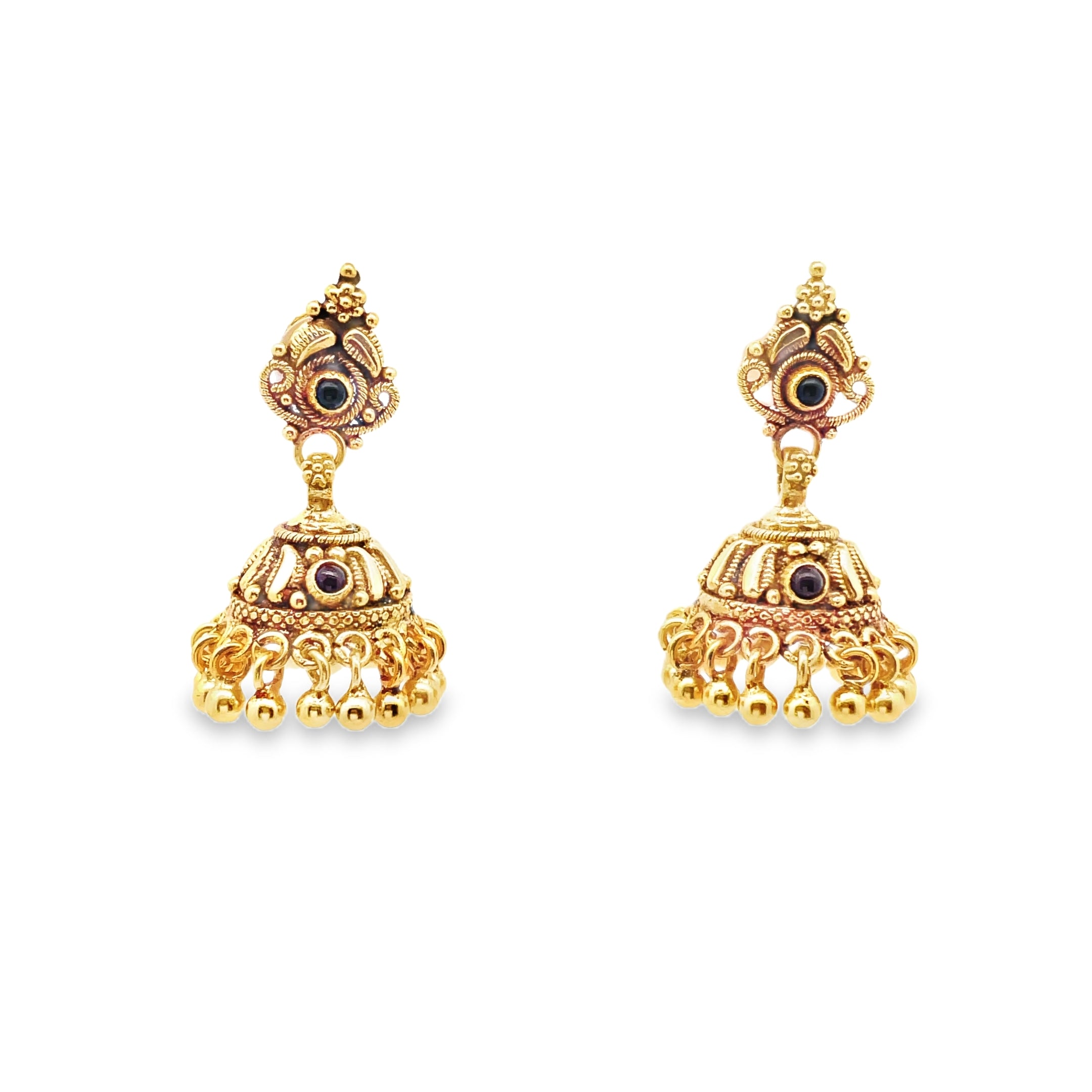 Elegant Traditional Gold Earrings