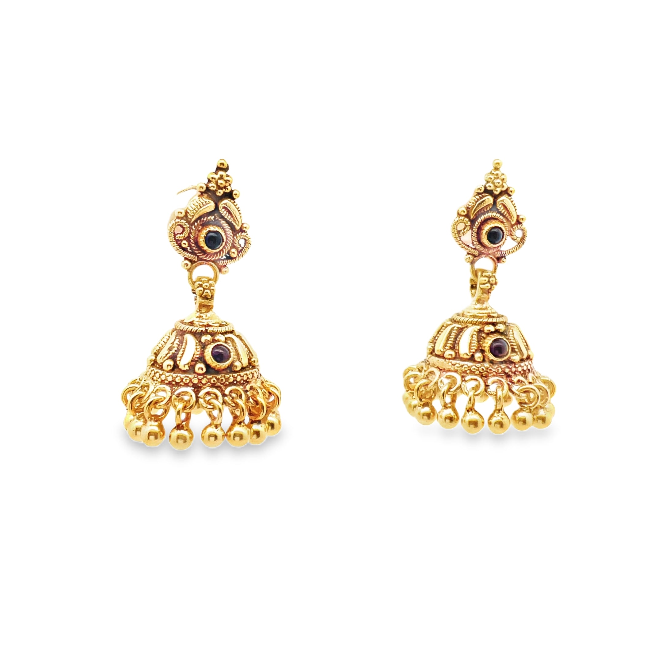 Elegant Traditional Gold Earrings
