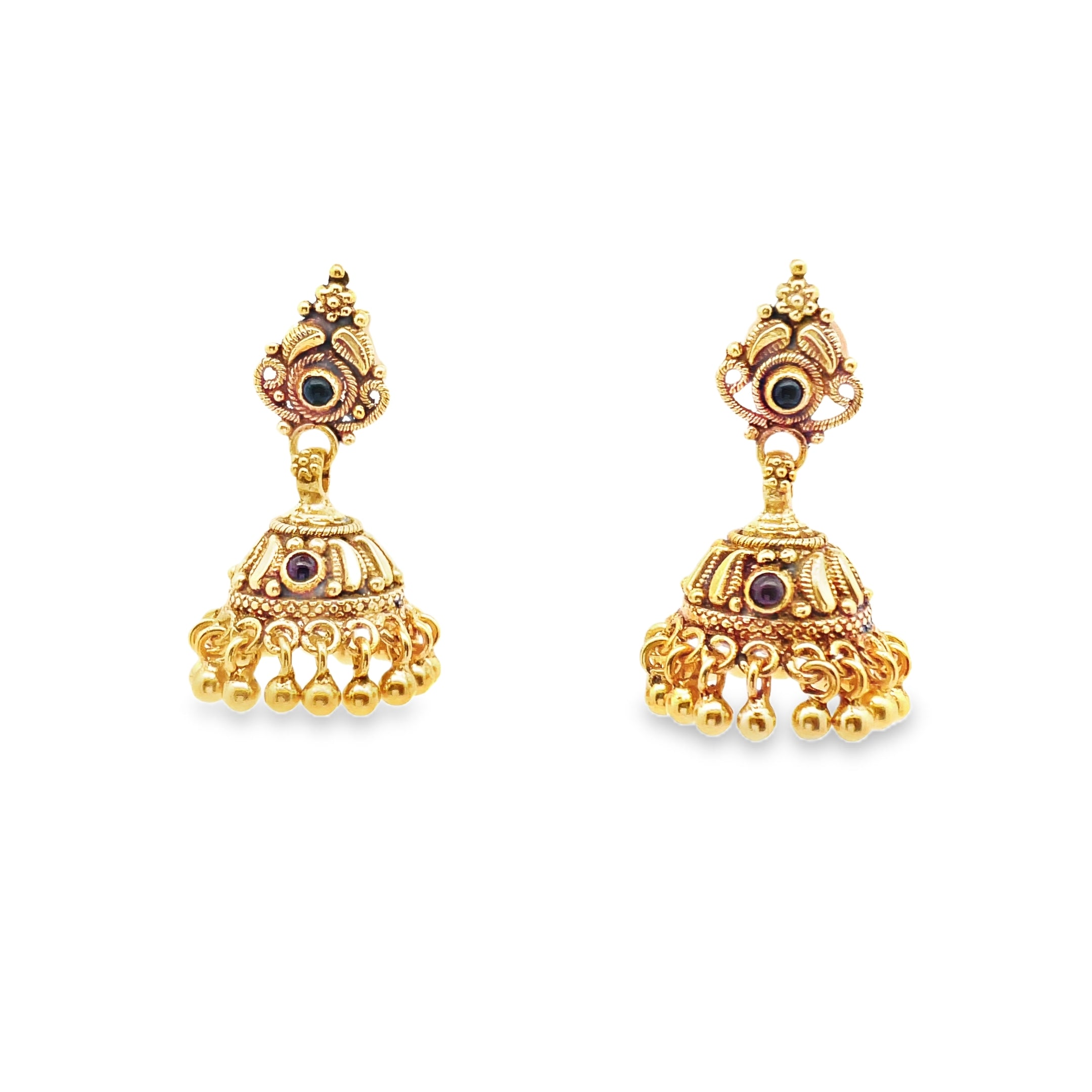 Elegant Traditional Gold Earrings