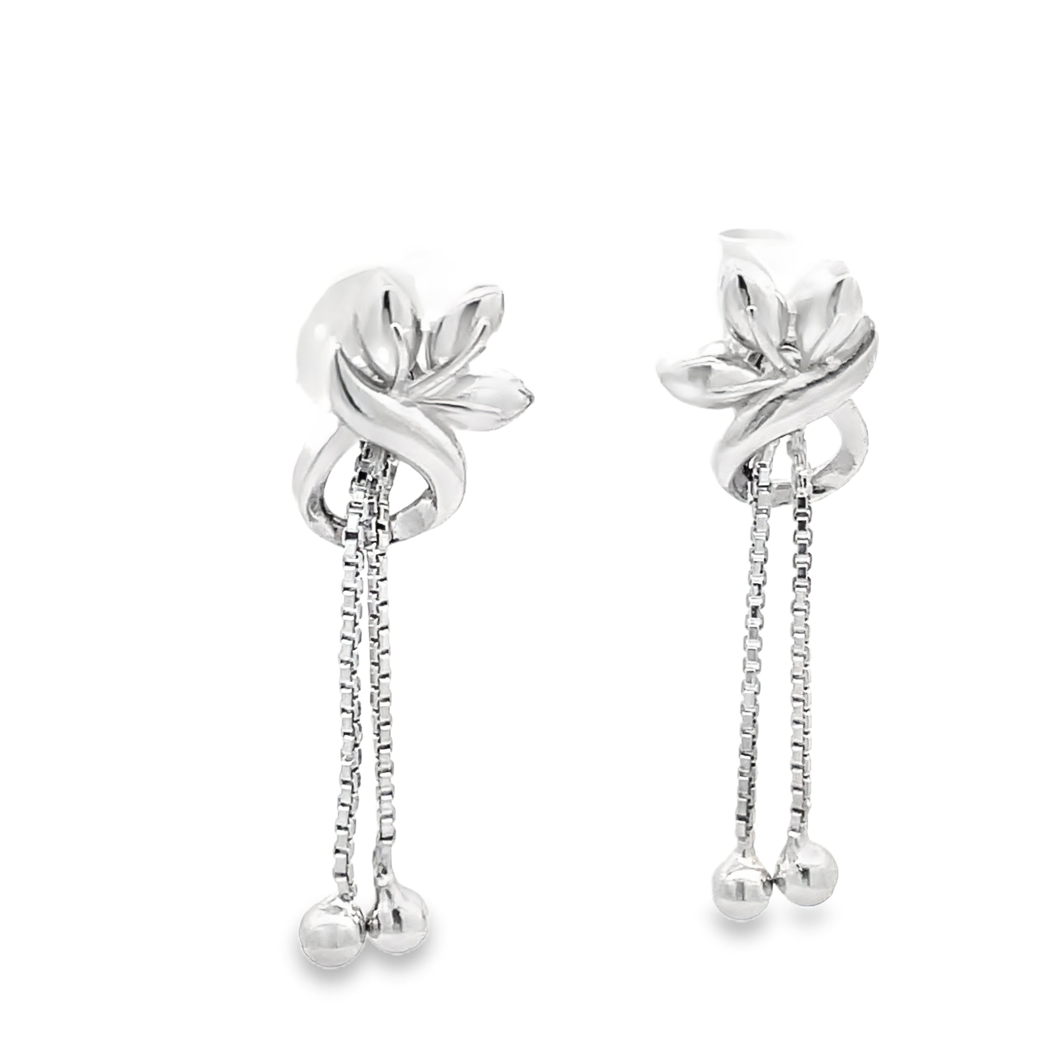 Elegant Silver Drop Earrings