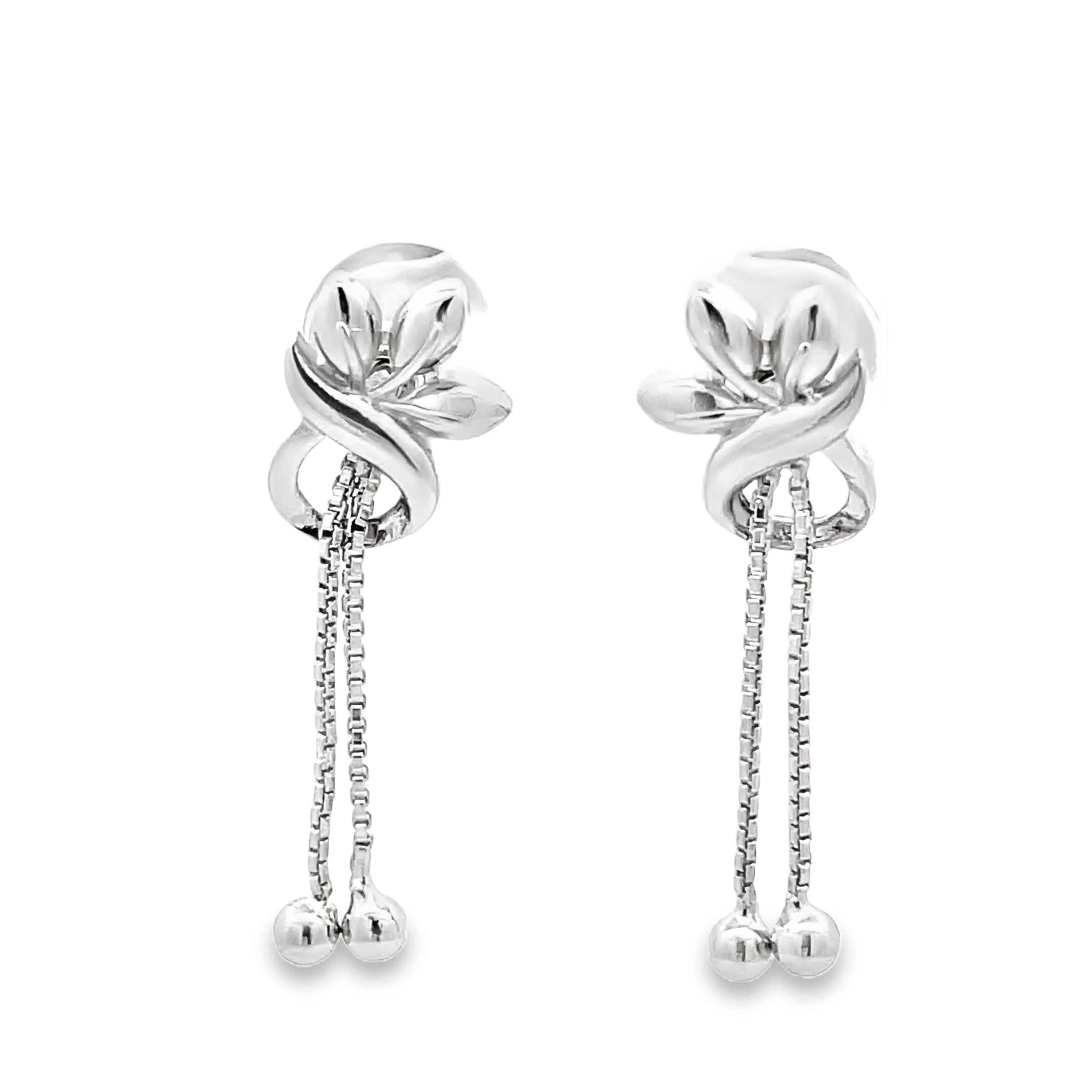 Elegant Silver Drop Earrings