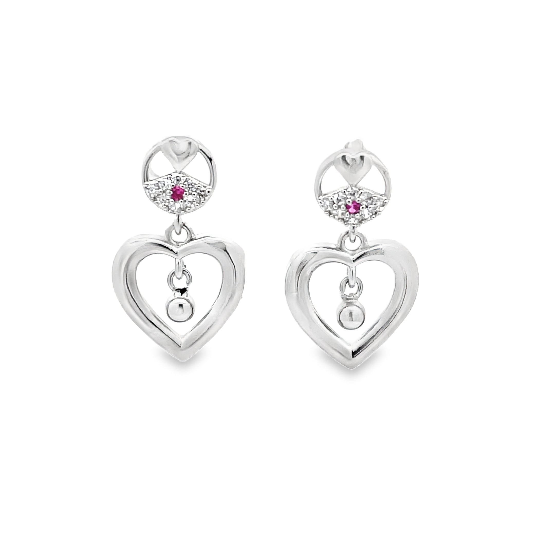 Elegant Heart-Shaped Earrings