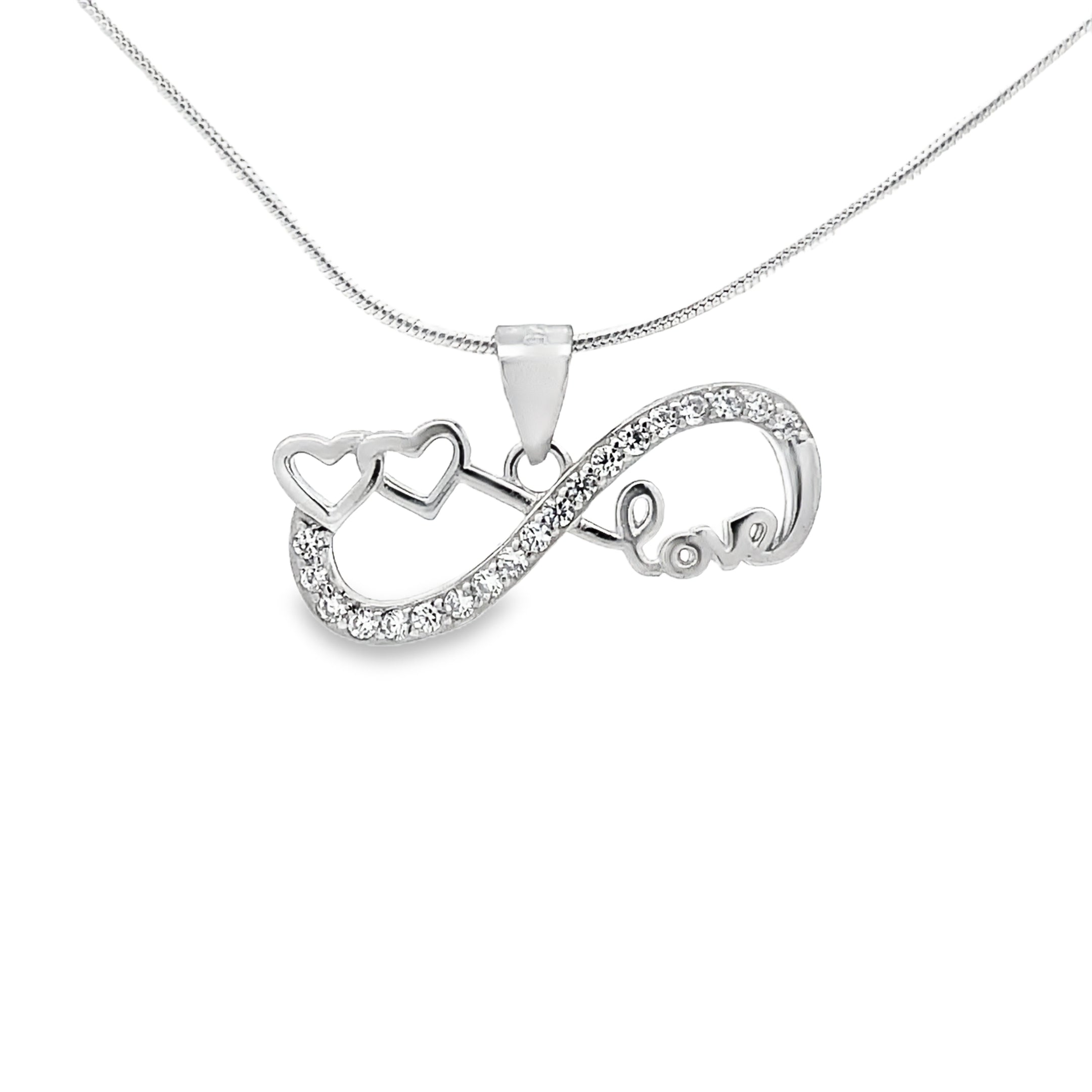 Elegant Infinity Love Pendant