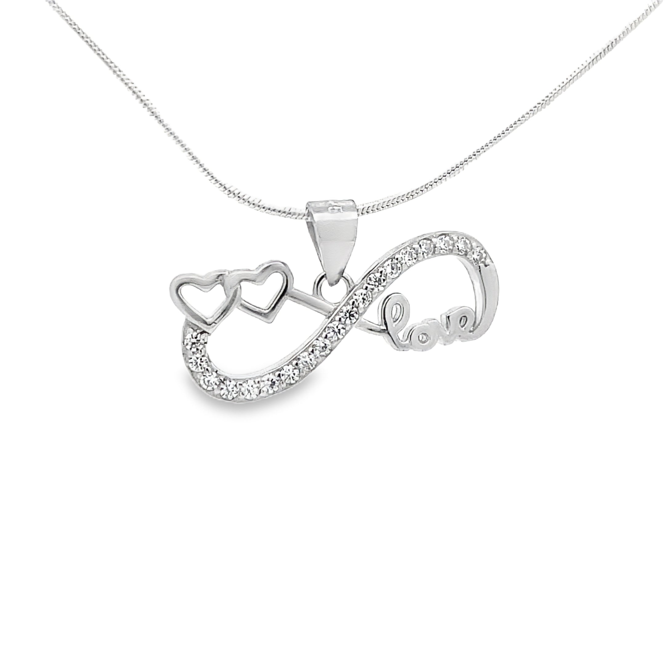 Elegant Infinity Love Pendant