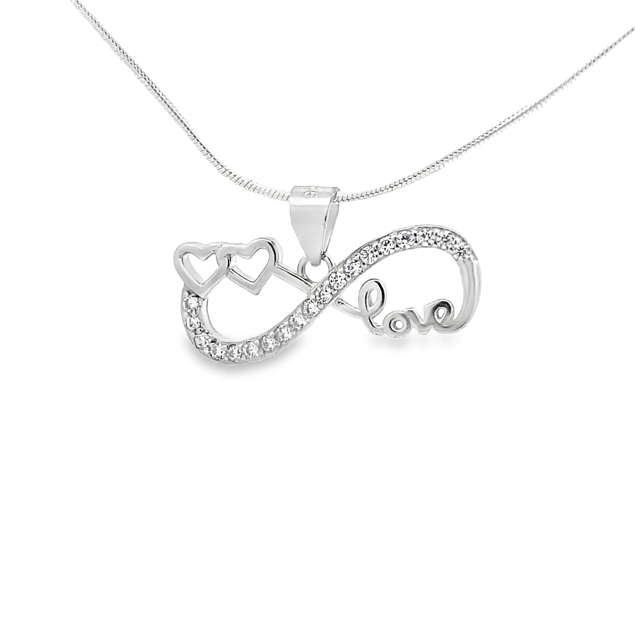 Elegant Infinity Love Pendant