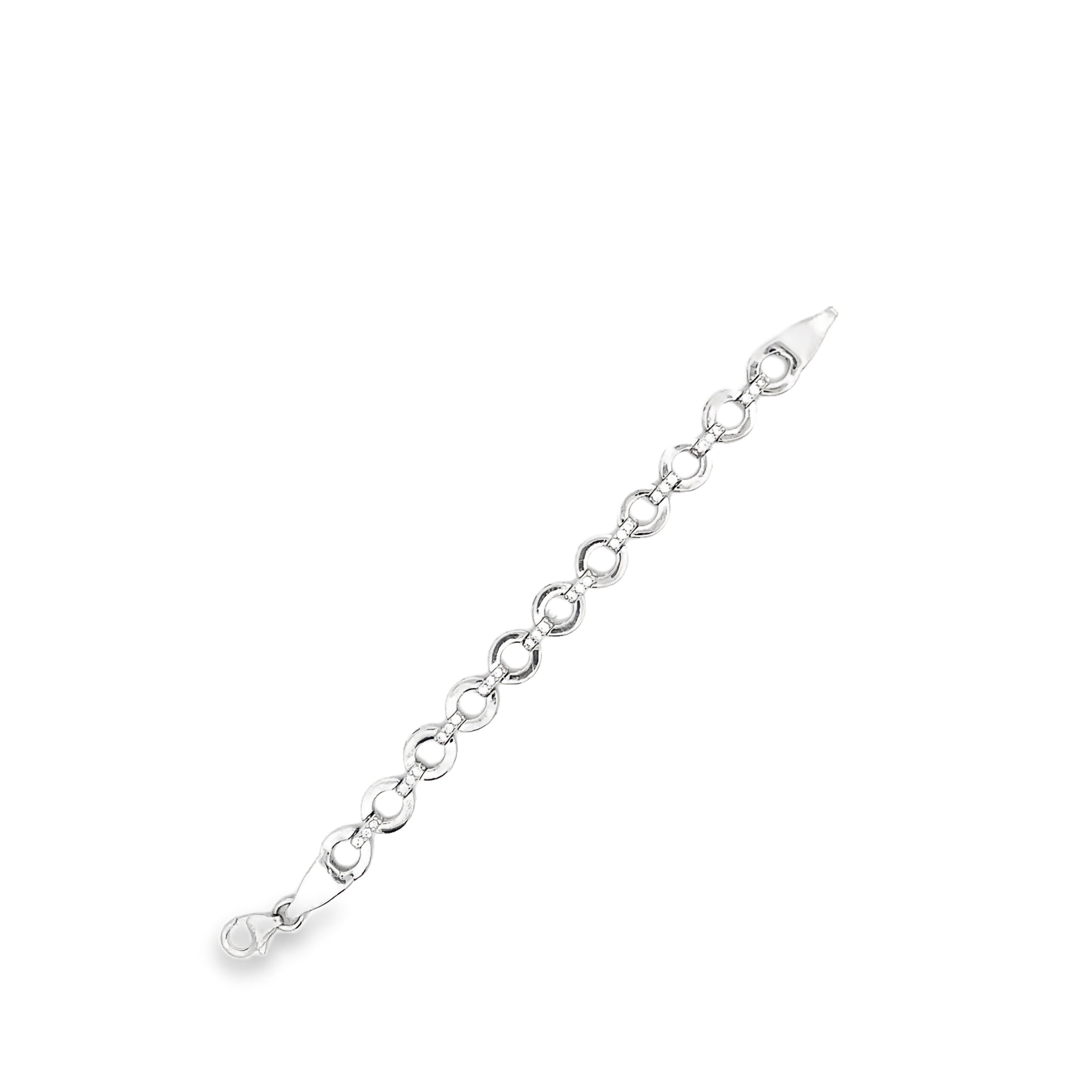 Elegant Silver Chain Bracelet