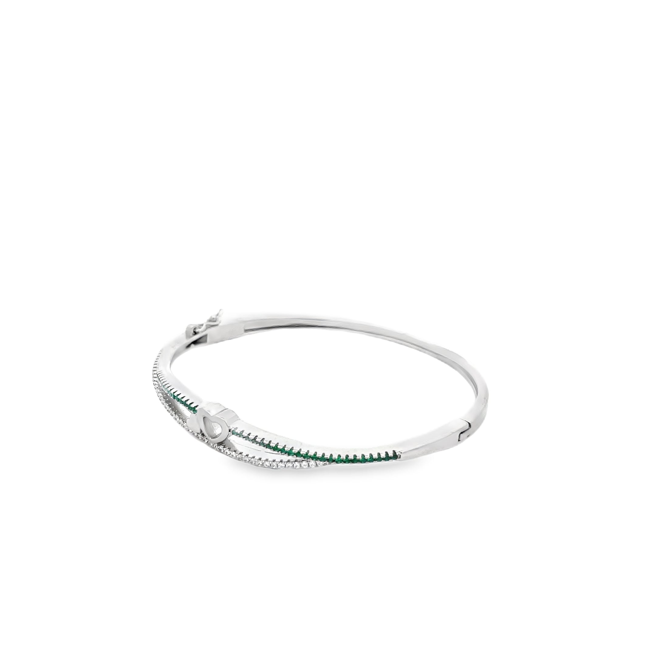 Elegant Silver Heart Bracelet
