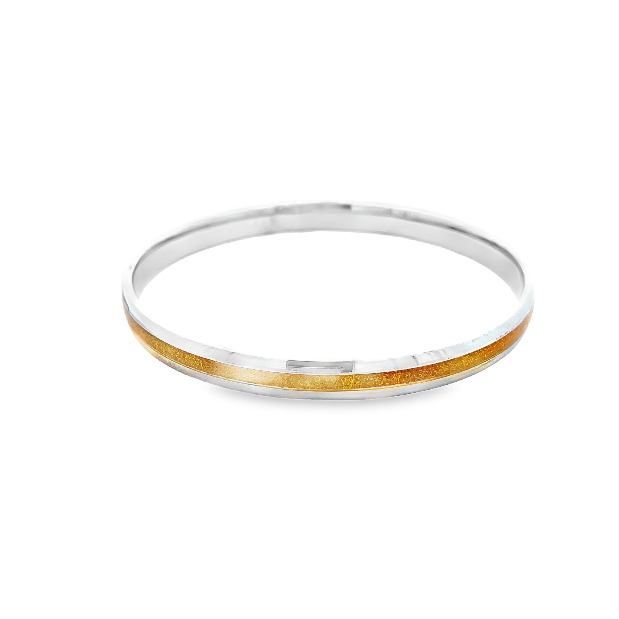 Elegant Silver and Gold Bangles