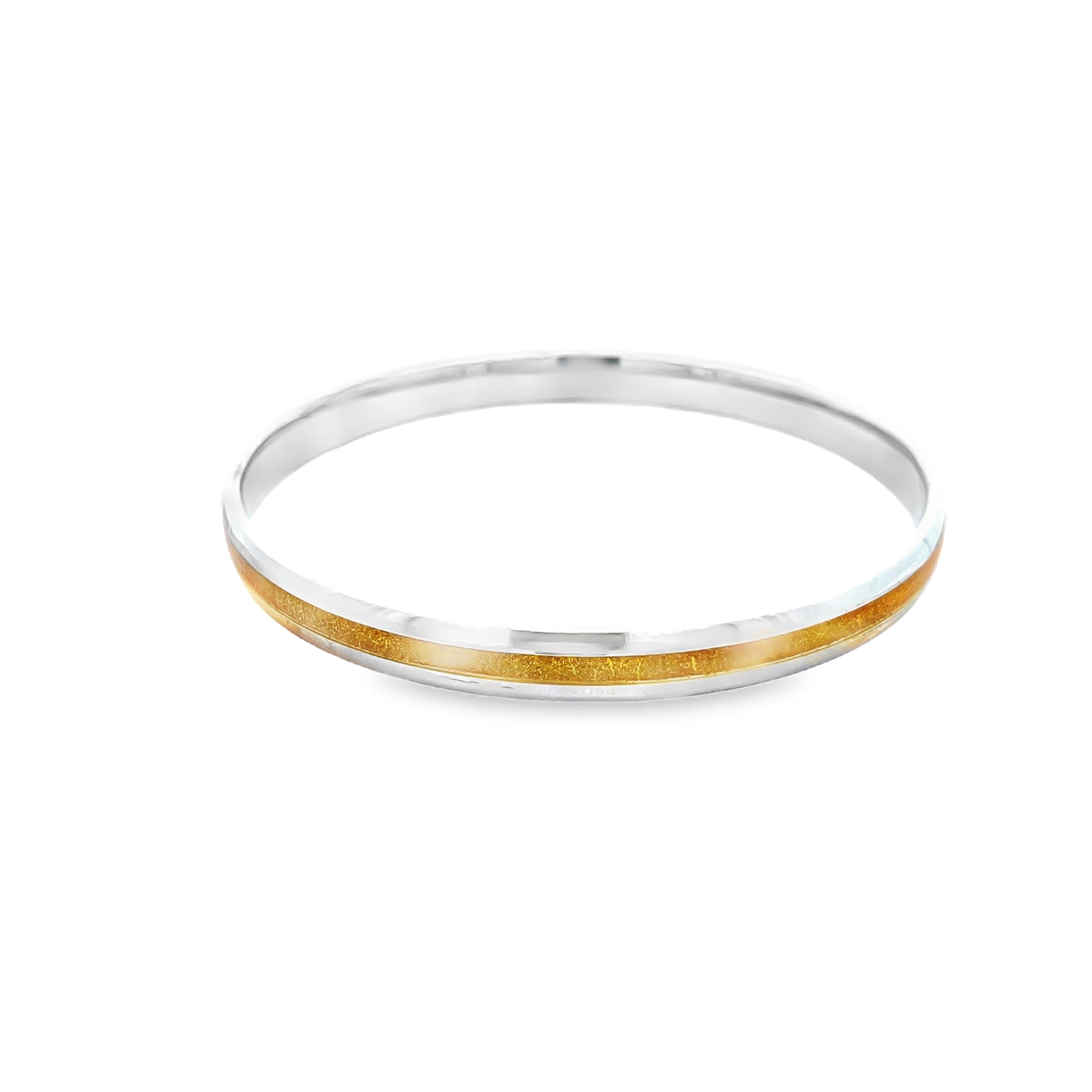 Elegant Silver and Gold Bangles