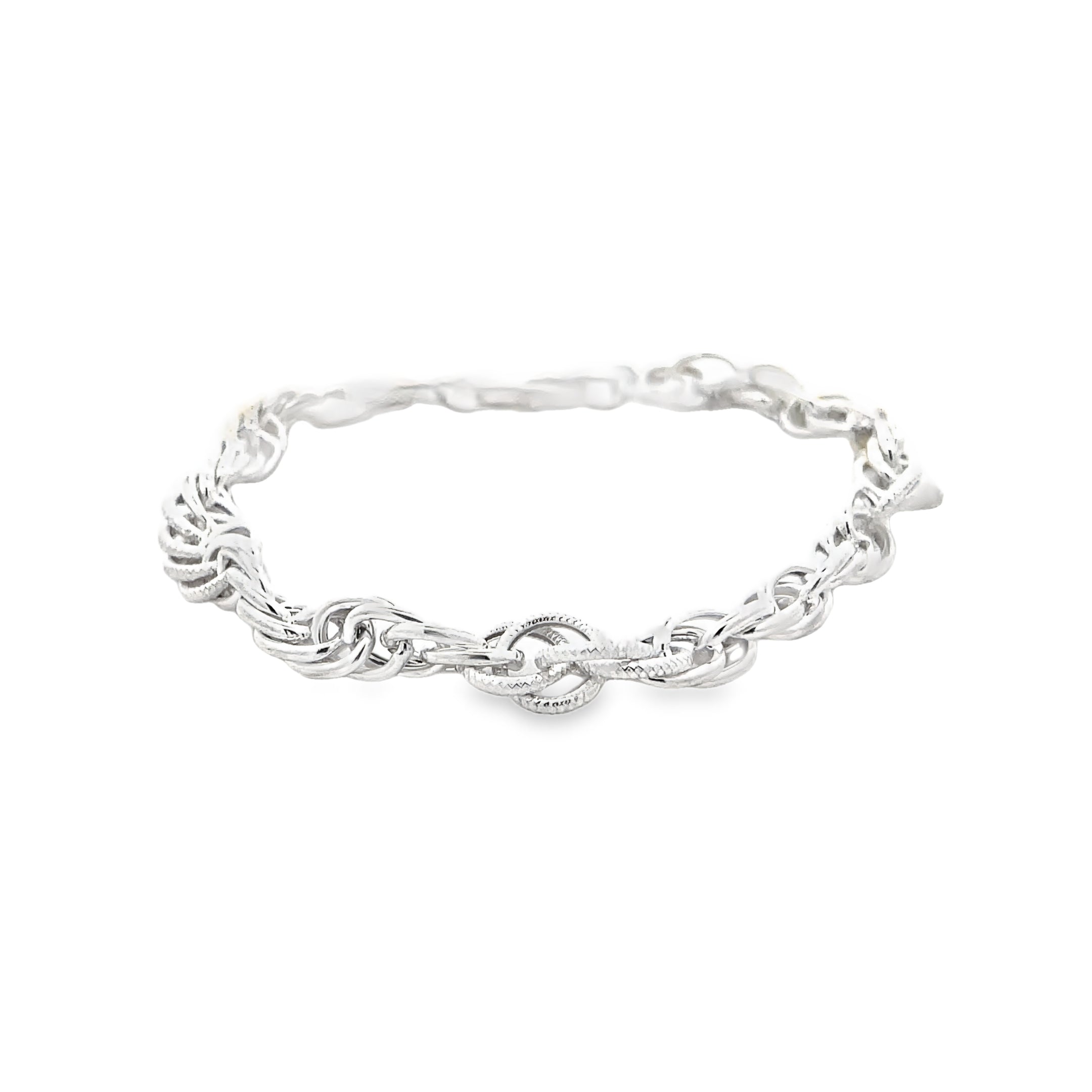 Elegant Silver Chain Bracelet