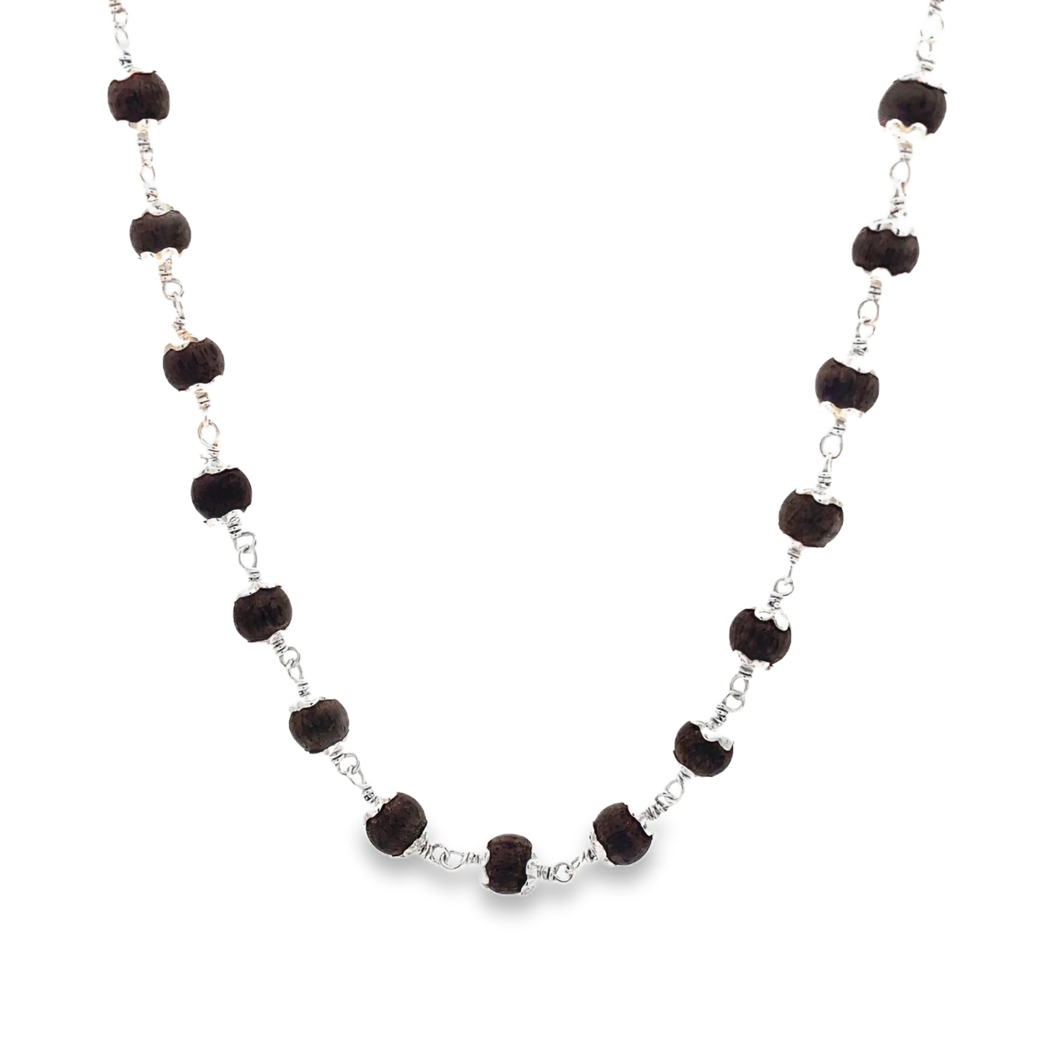 Elegant Black and Silver Malai