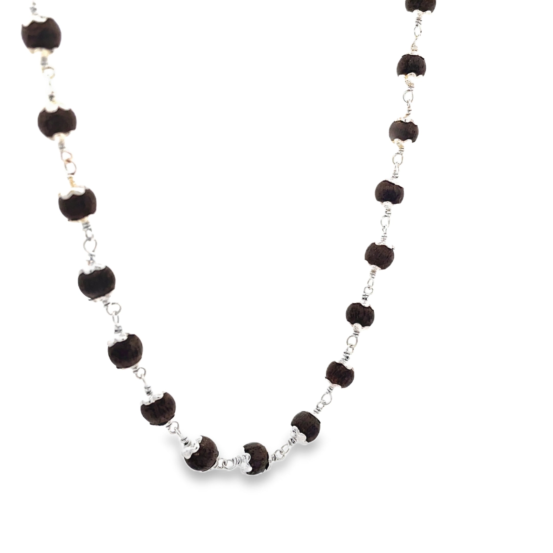 Elegant Black and Silver Malai