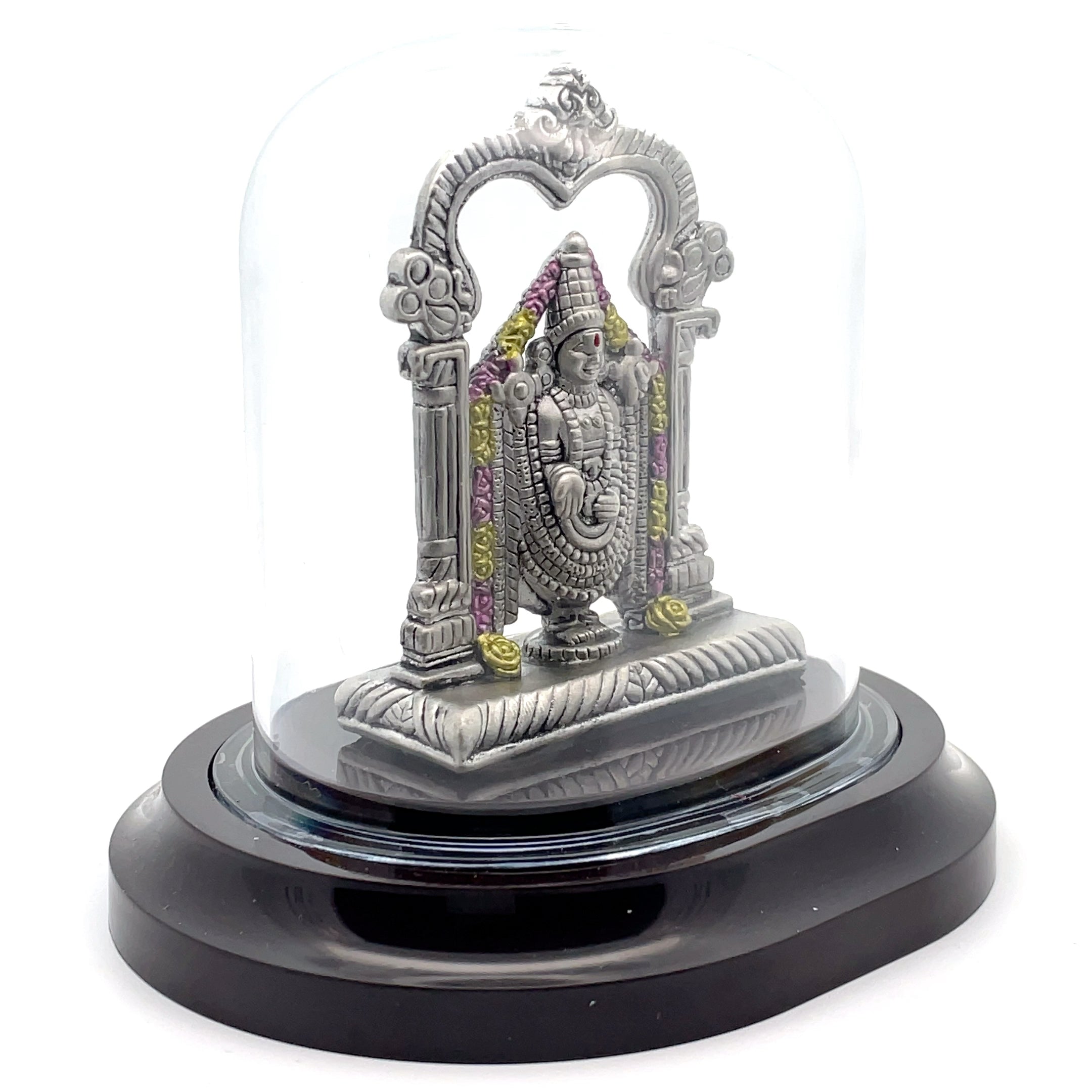 Elegant Silver Balaji Deity Figurine