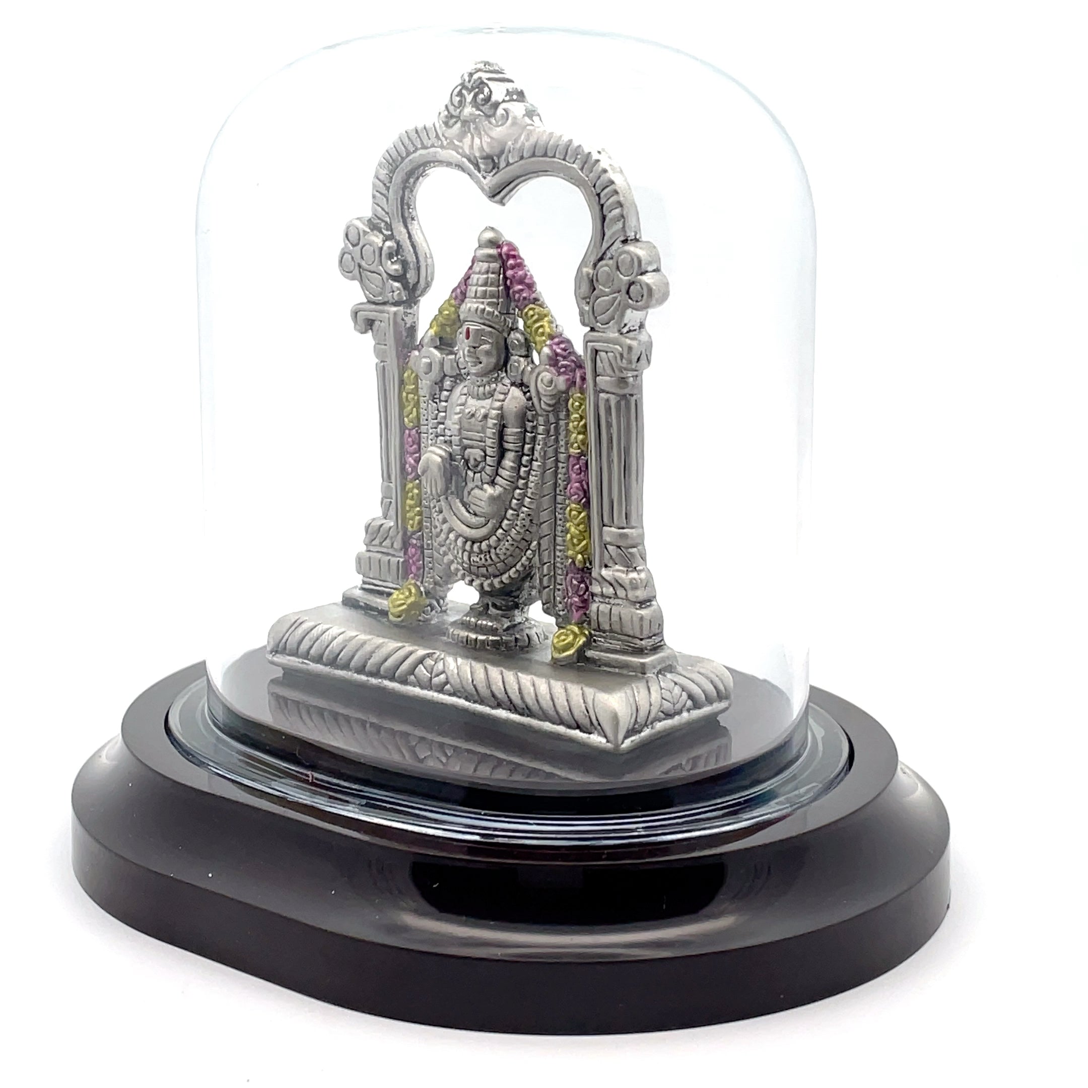 Elegant Silver Balaji Deity Figurine