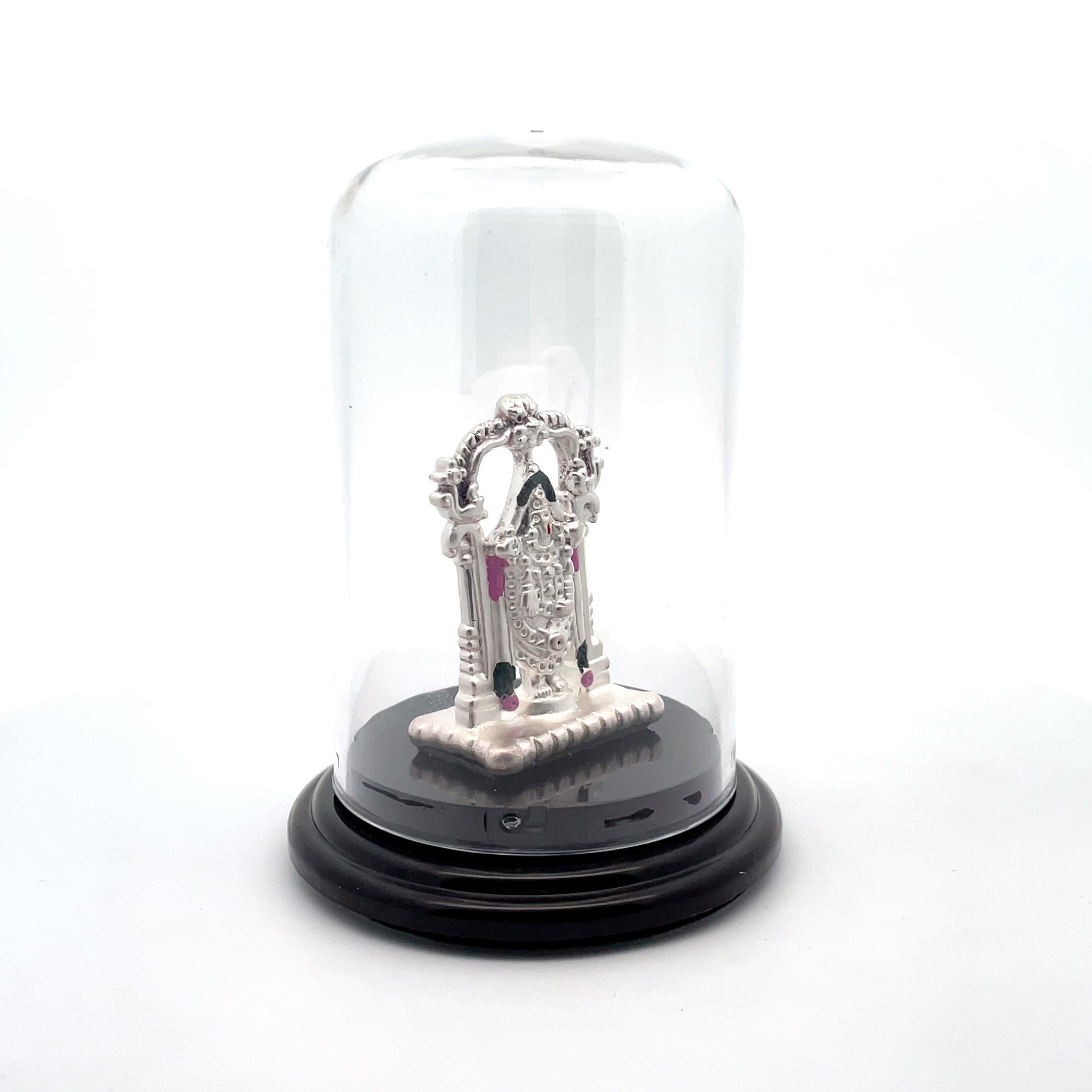 Elegant Ganesh Decorative Piece Under Glass