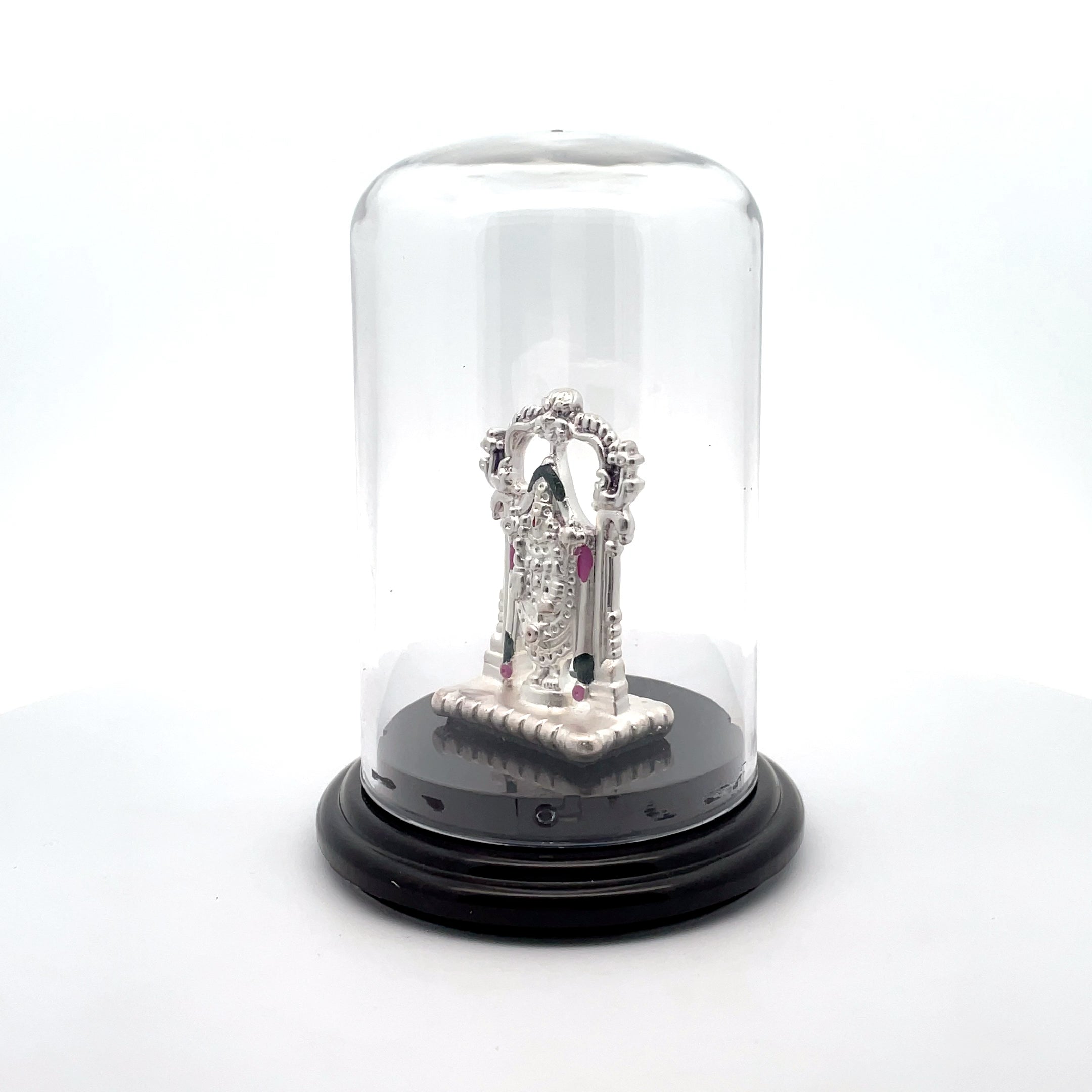 Elegant Ganesh Decorative Piece Under Glass