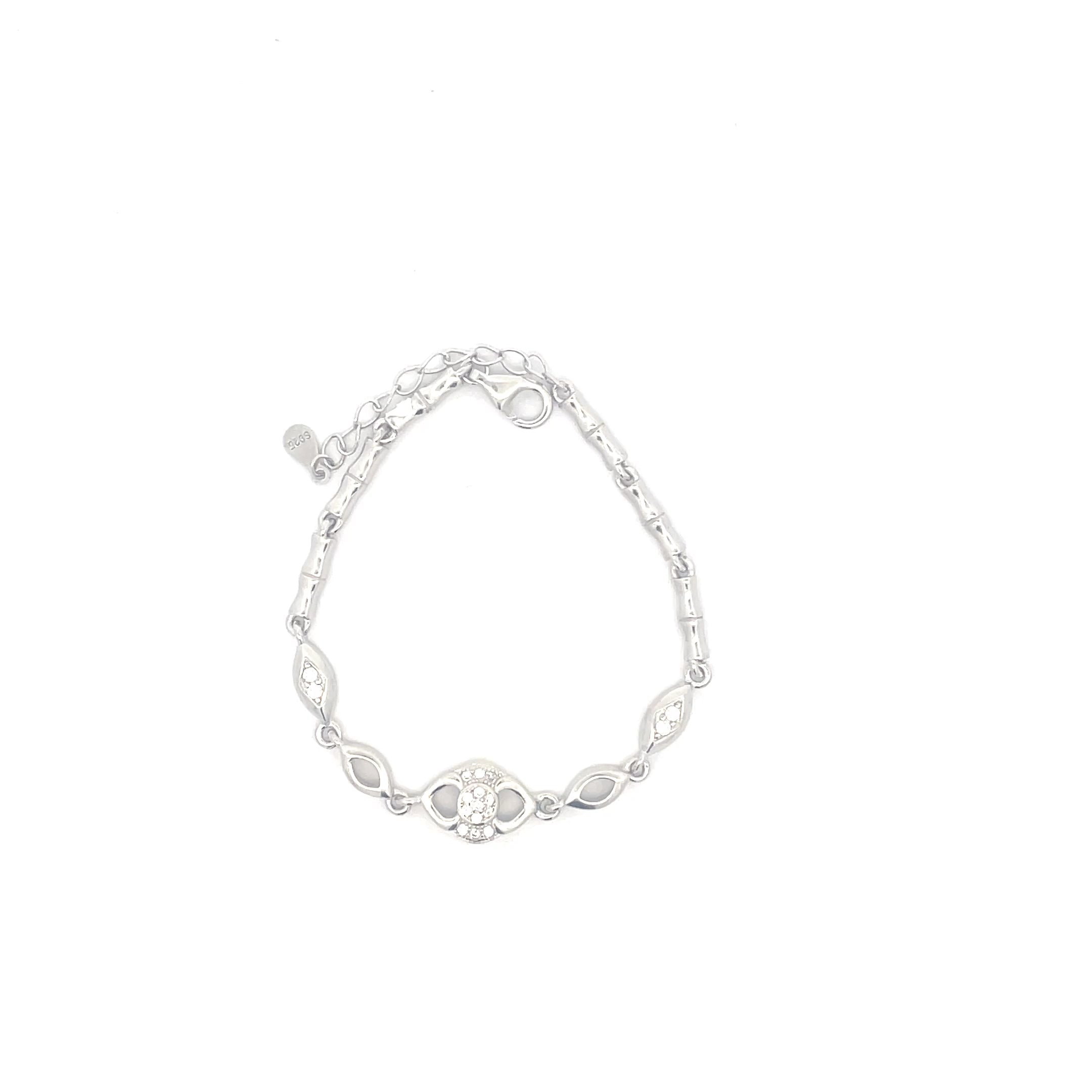 Silver Eye Bracelets for Girls