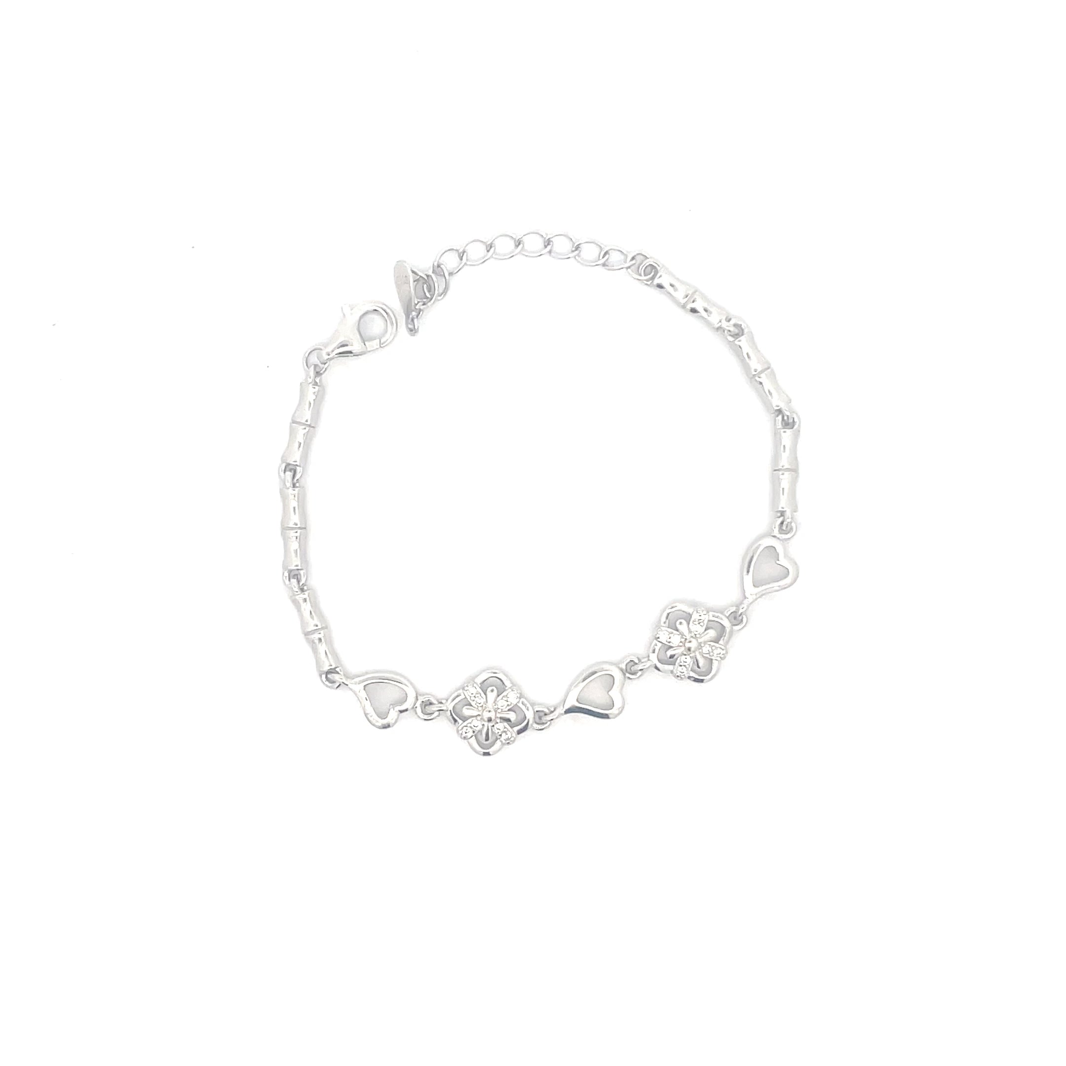 Classic Silver Bracelet for Girls – Lightweight & Simple
