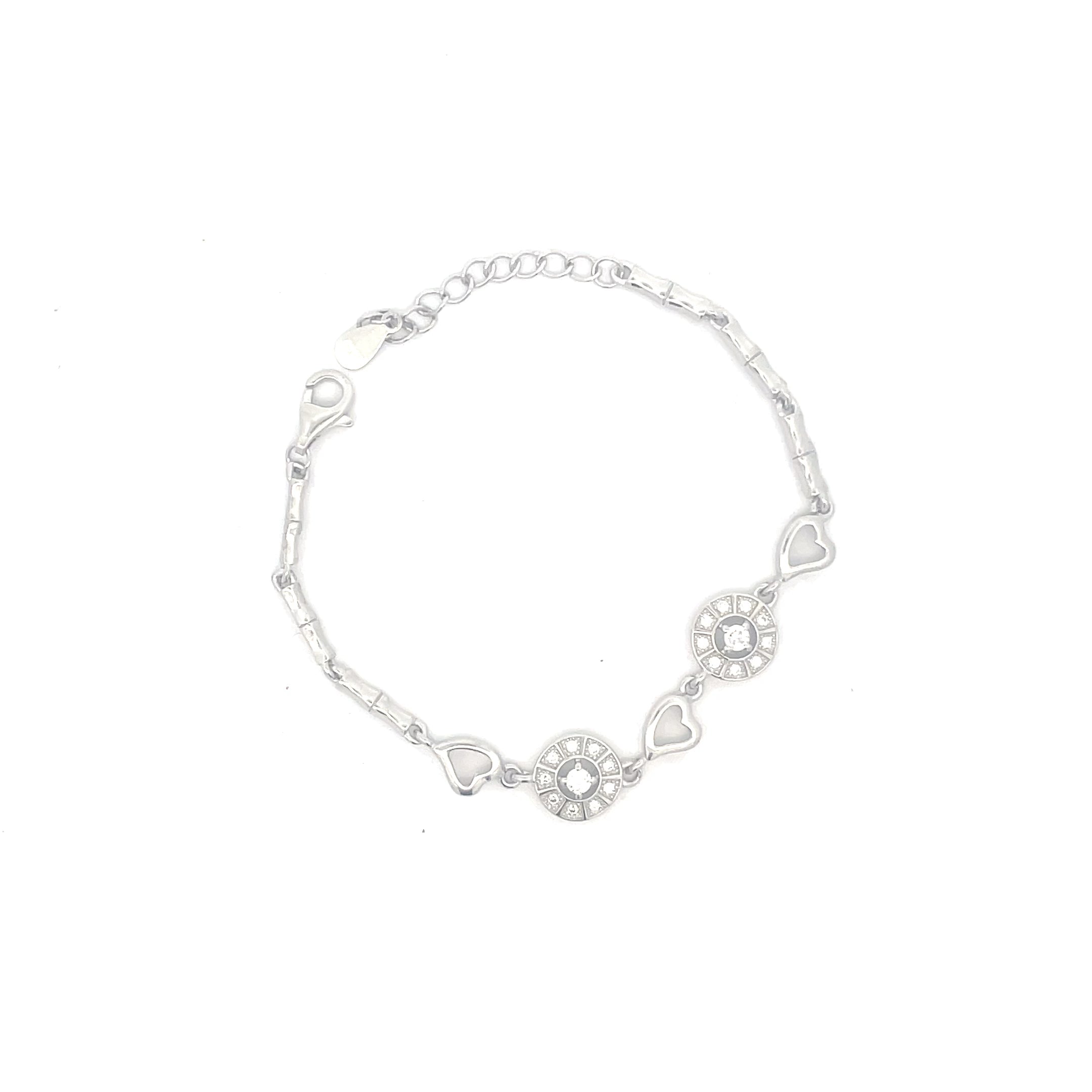 Ethnic Pattern Silver Bracelet – Handcrafted Charm Piece