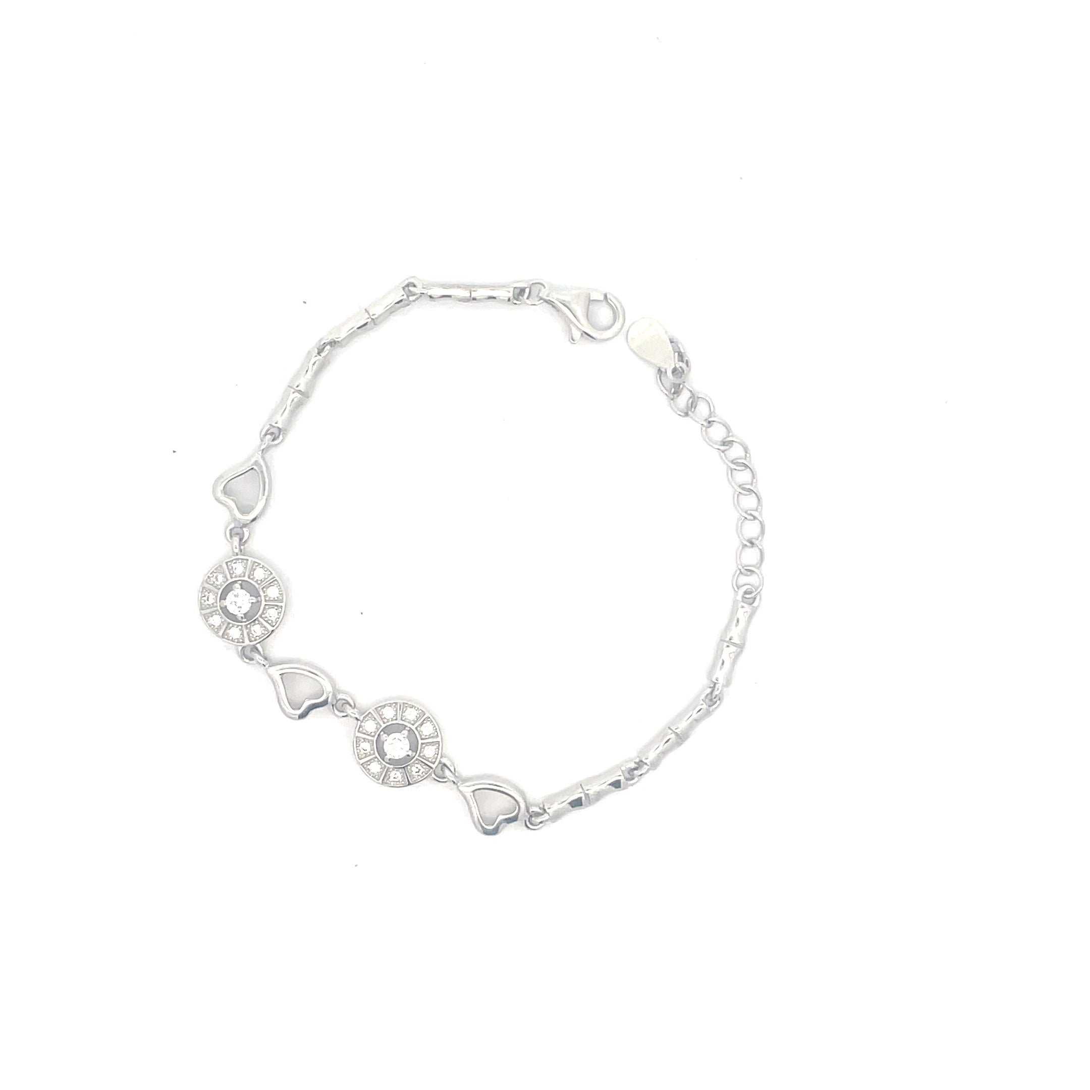 Ethnic Pattern Silver Bracelet – Handcrafted Charm Piece