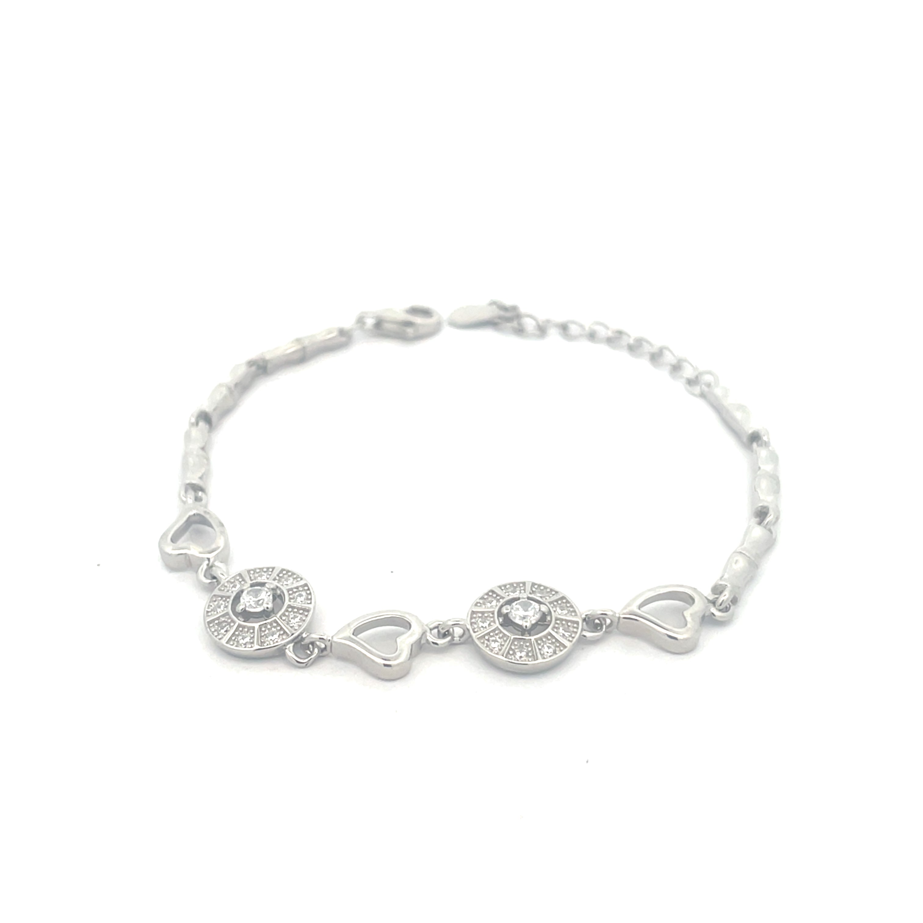 Ethnic Pattern Silver Bracelet – Handcrafted Charm Piece