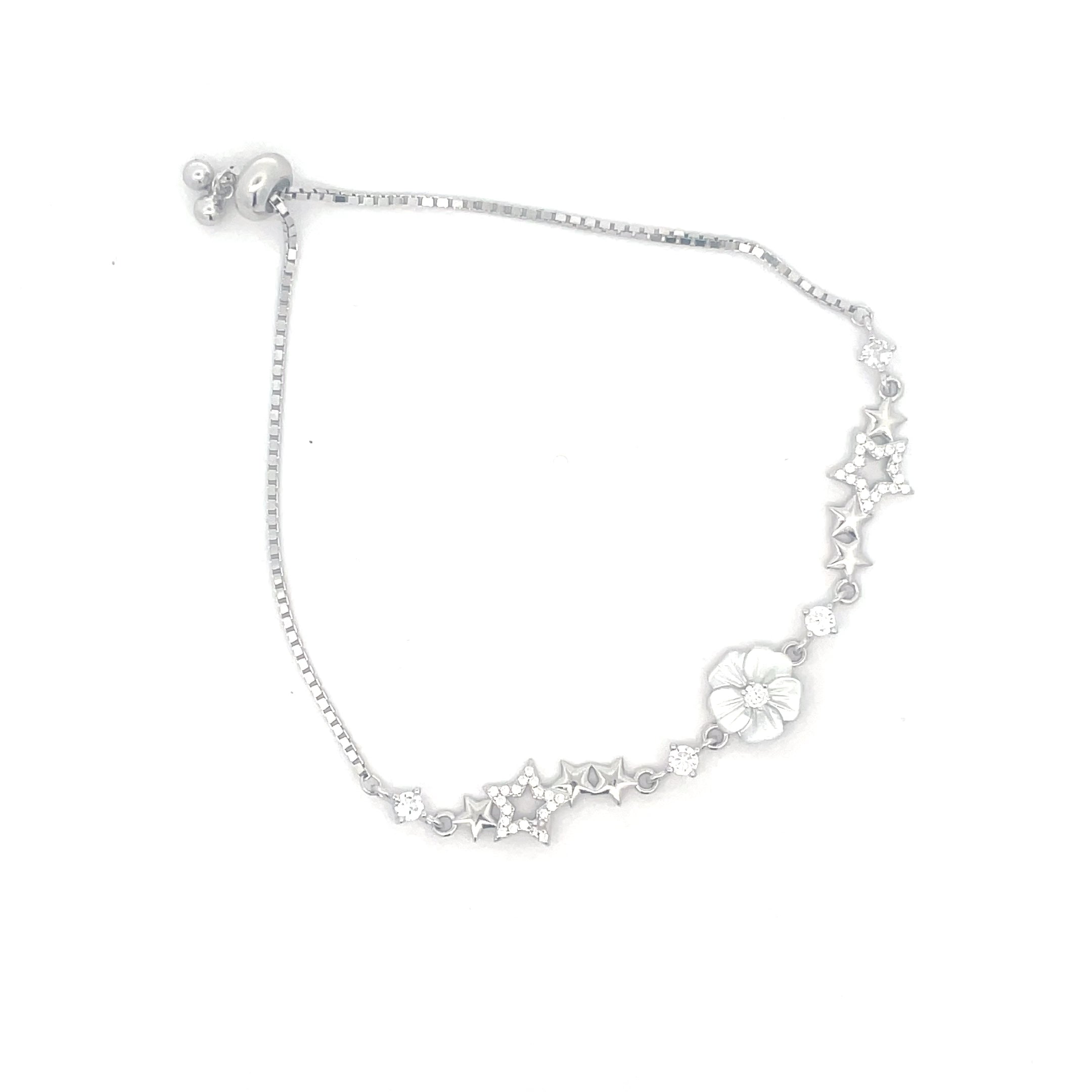 925 Silver and Shell Bracelet
