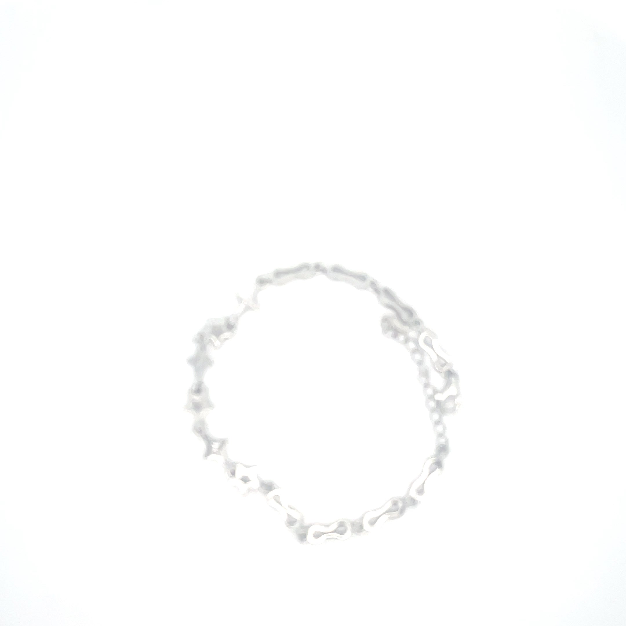 Elegant Silver Star Bracelet
