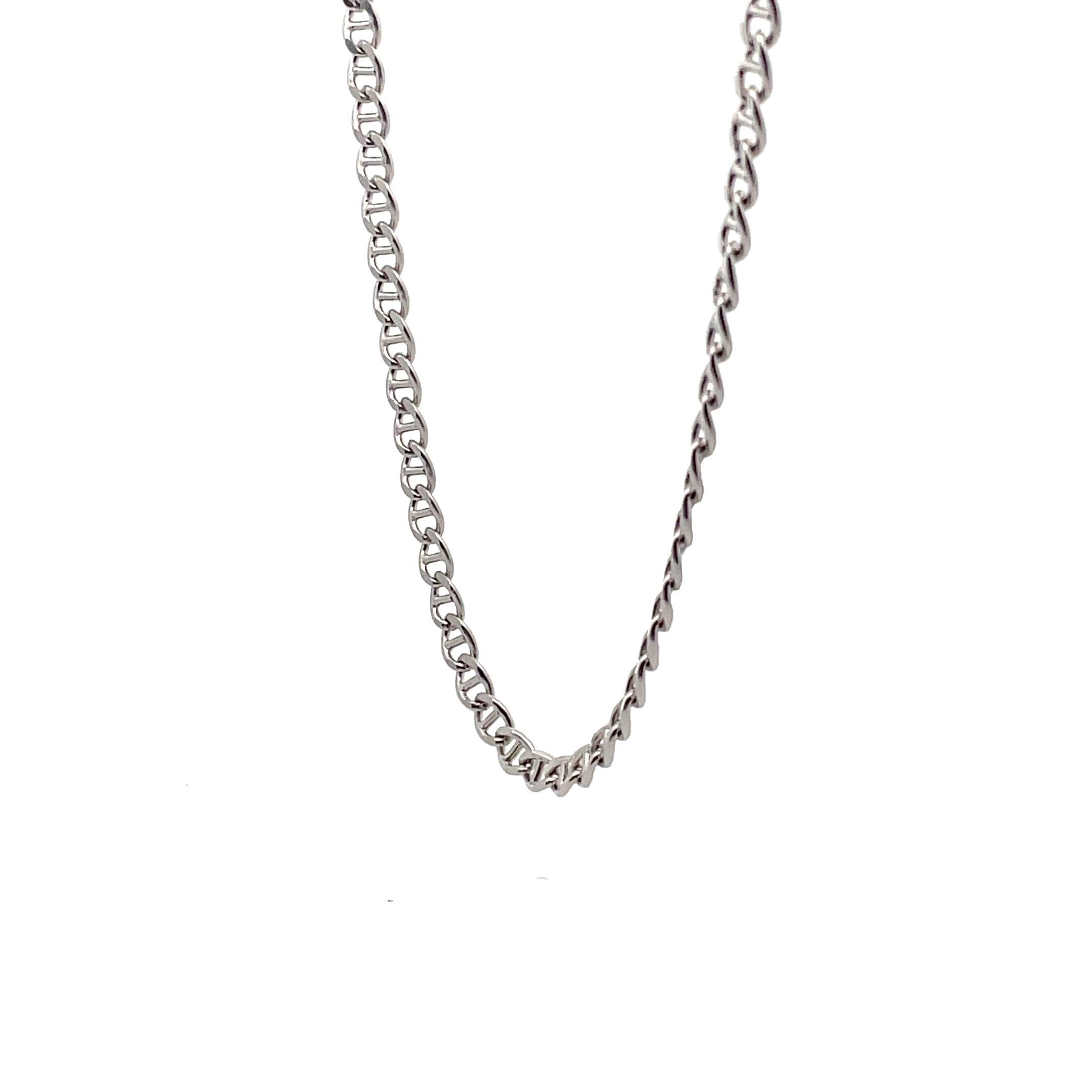 Handcrafted Silver Gents Chain – Rustic Appeal