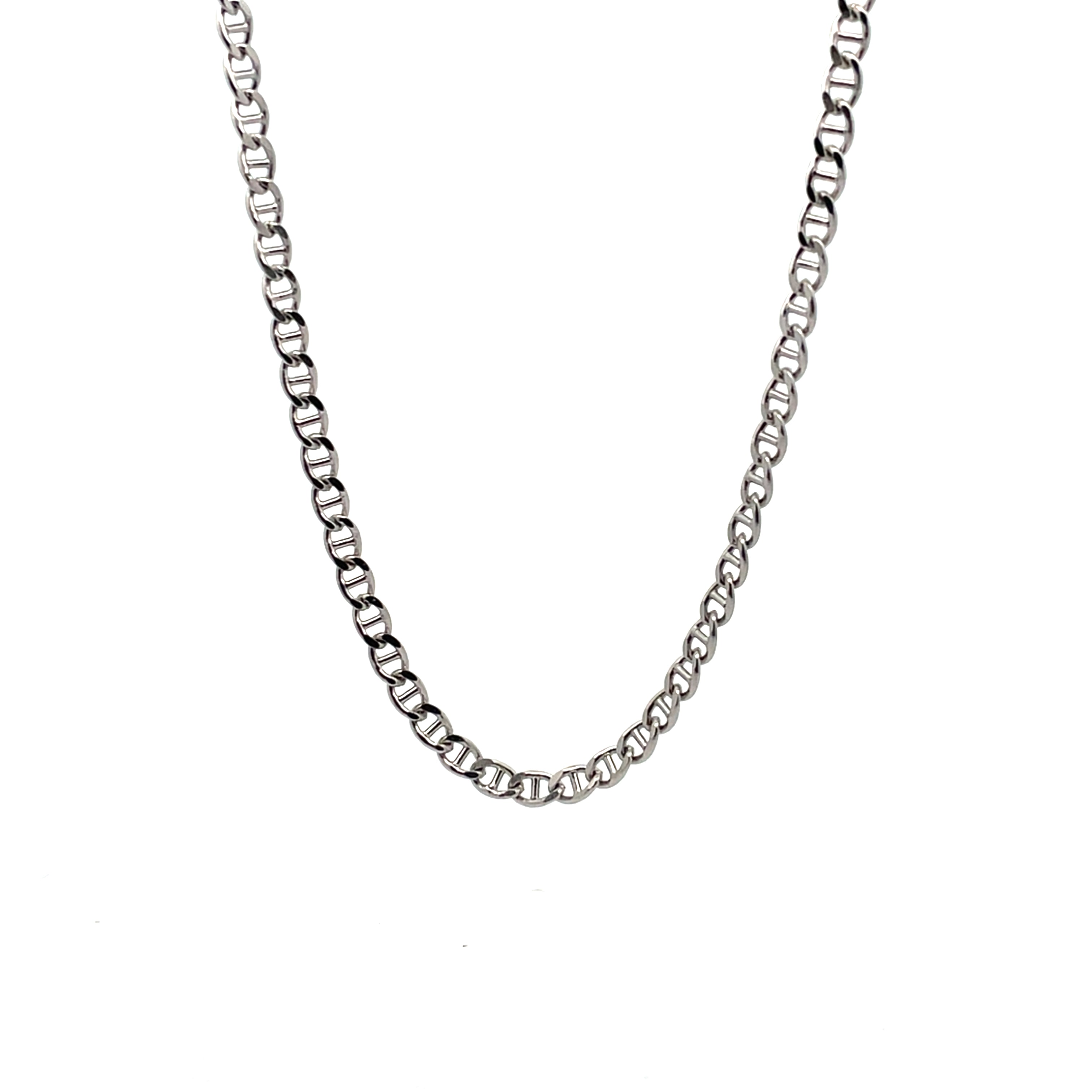 Handcrafted Silver Gents Chain – Rustic Appeal