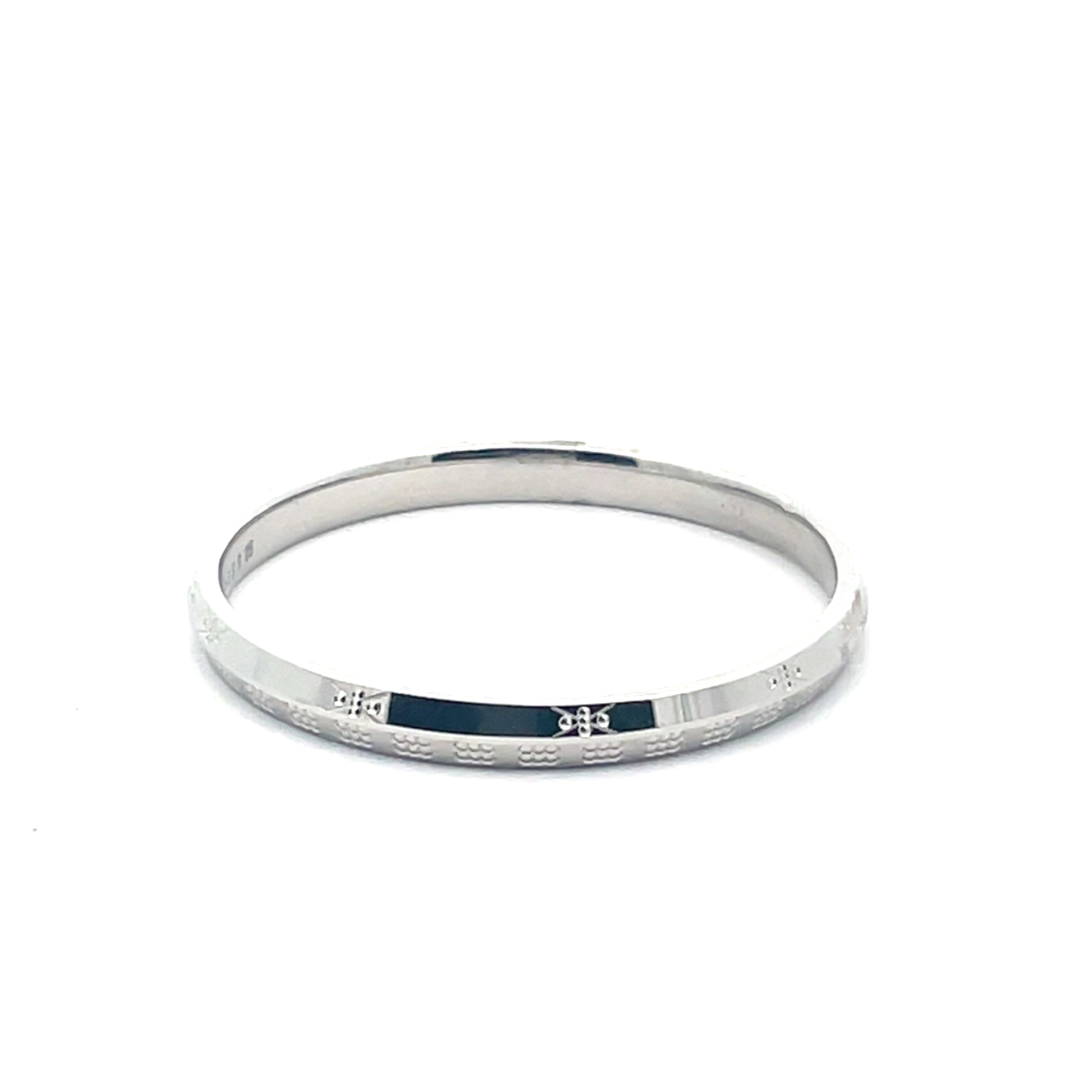Silver Kids Bangle Bracelet