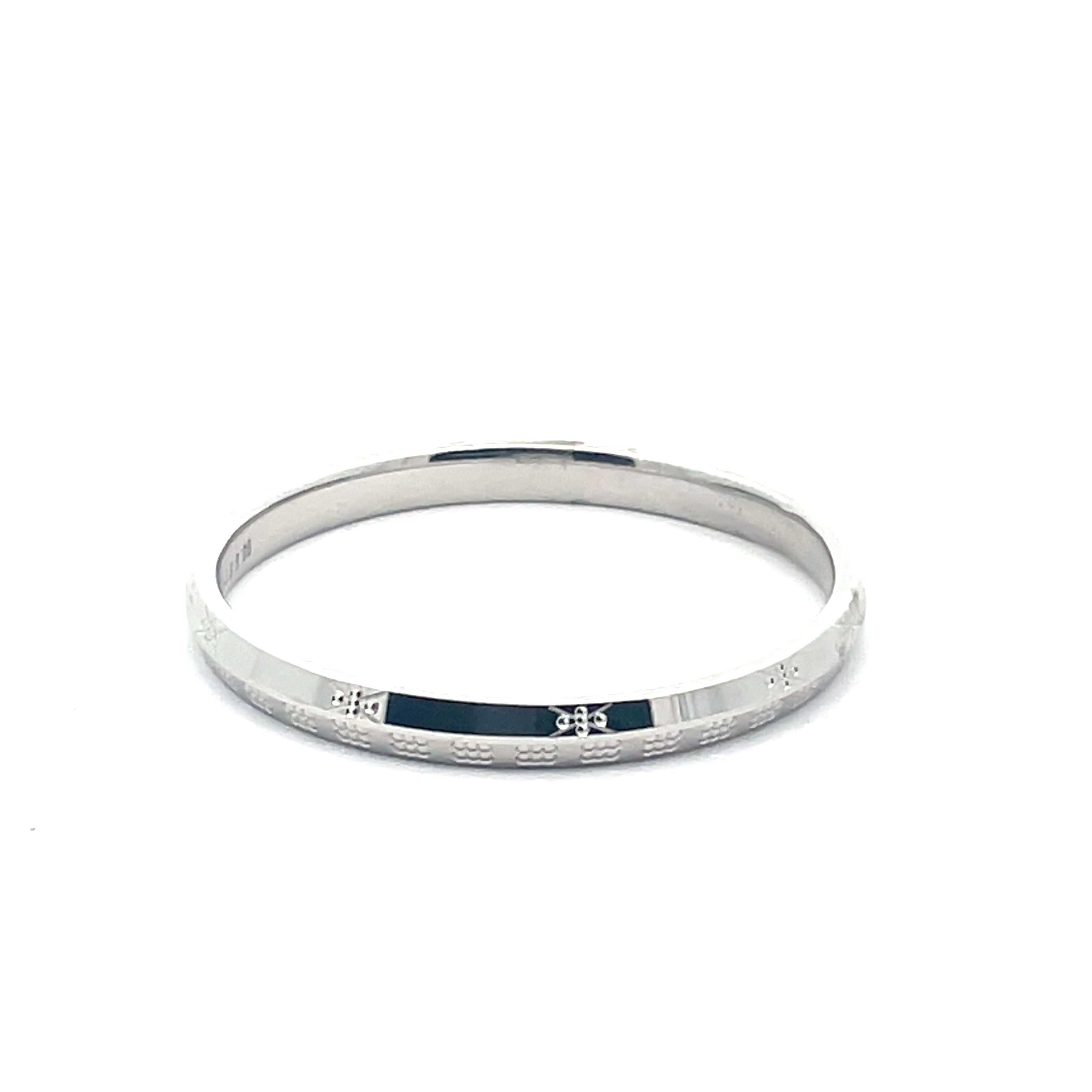 Silver Kids Bangle Bracelet
