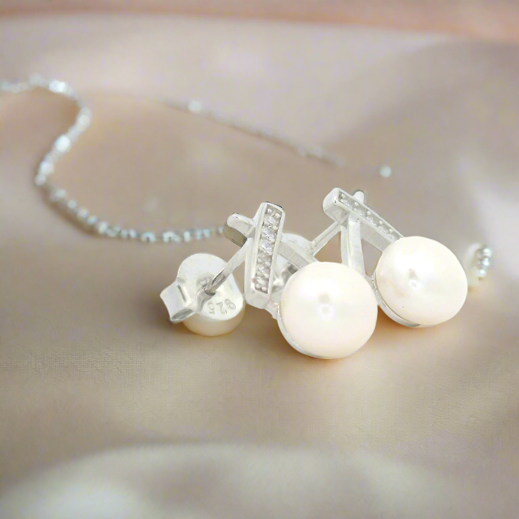 Party Wear Pearl Earrings for Womens