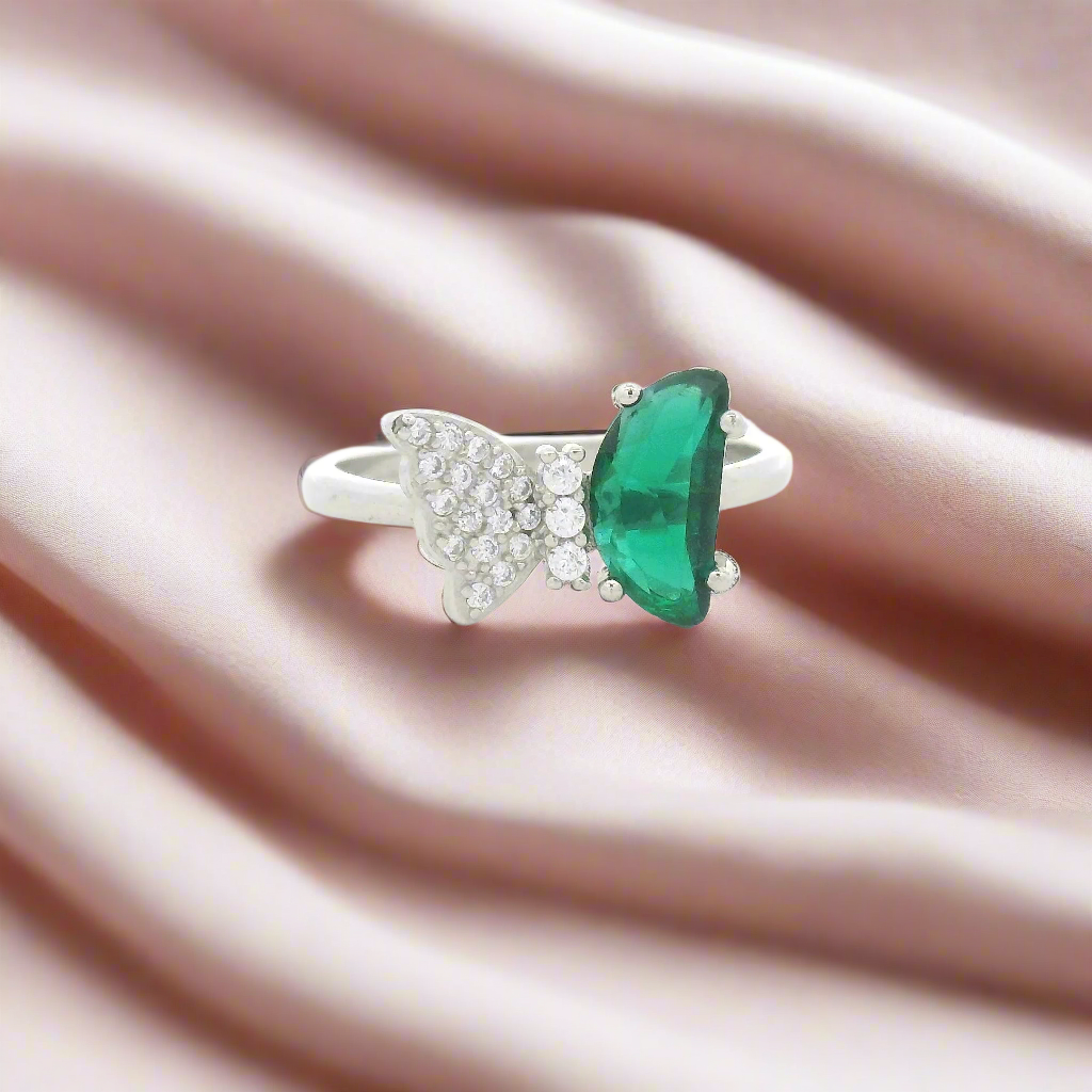 Emerald and Diamond Ring