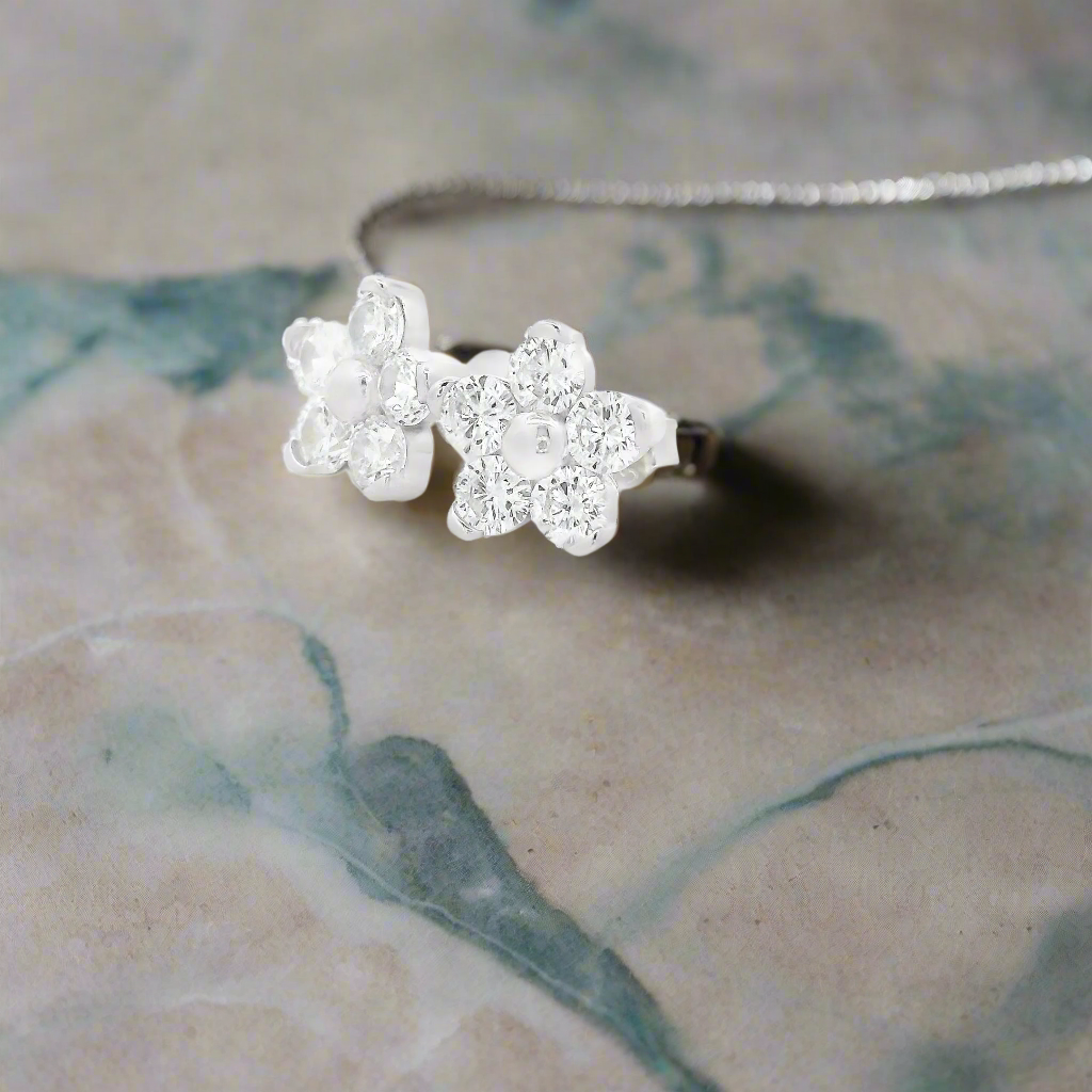 925 Silver Star-Shaped Womens Earrings