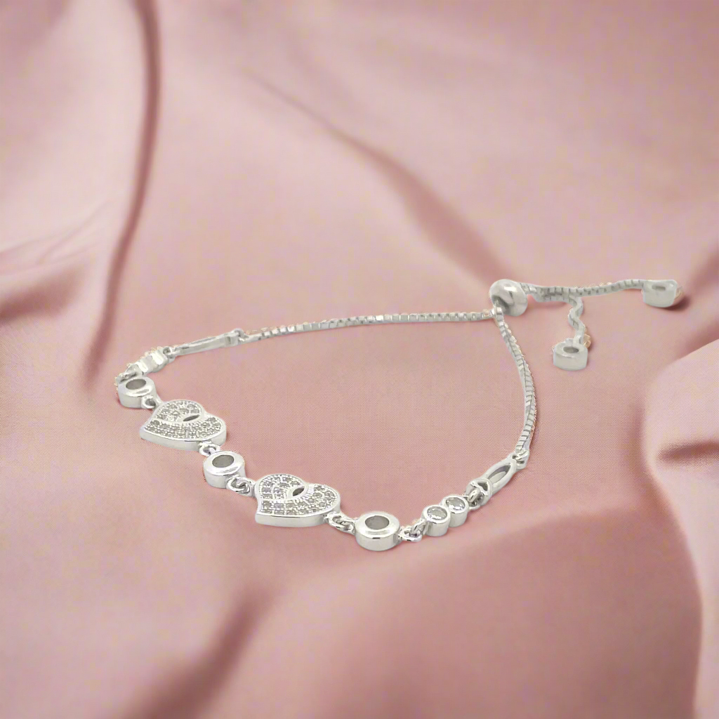 Heart Chain Bracelet for Women