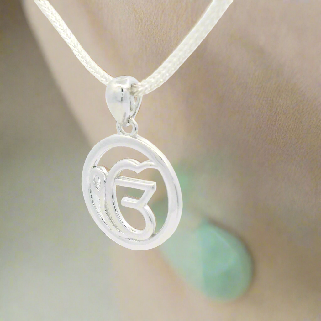Silver Pendant with Unique Design for Women & Girls