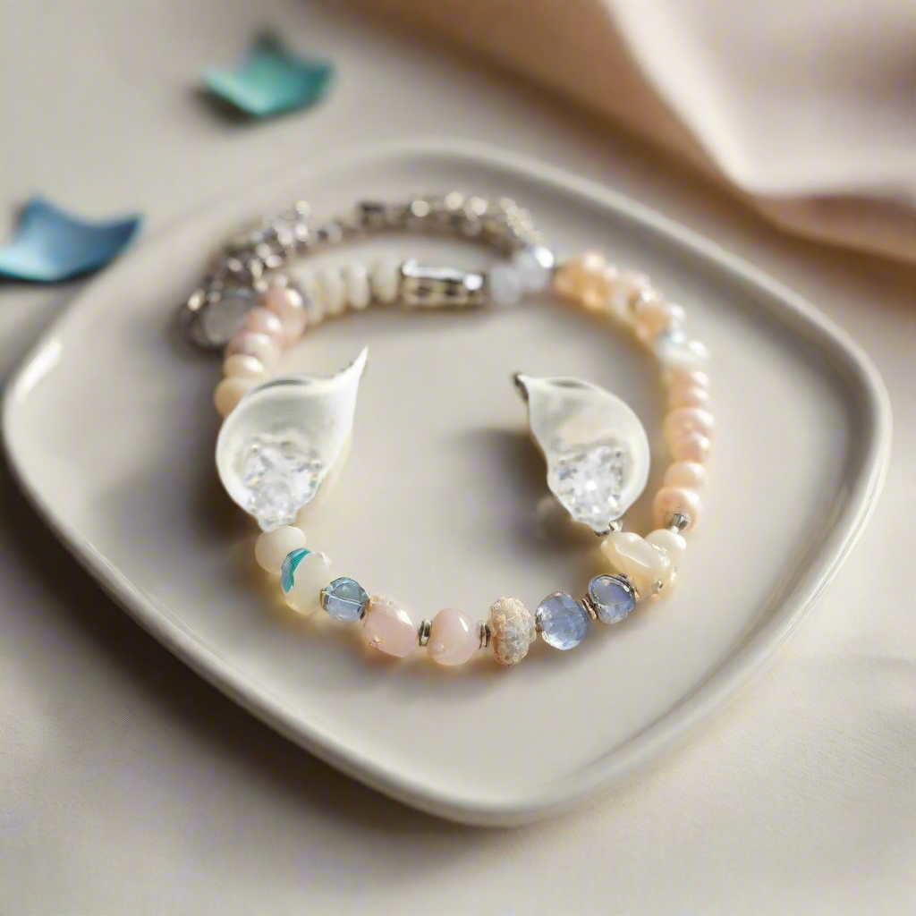 Silver Womens Earrings with Sparkling Stones