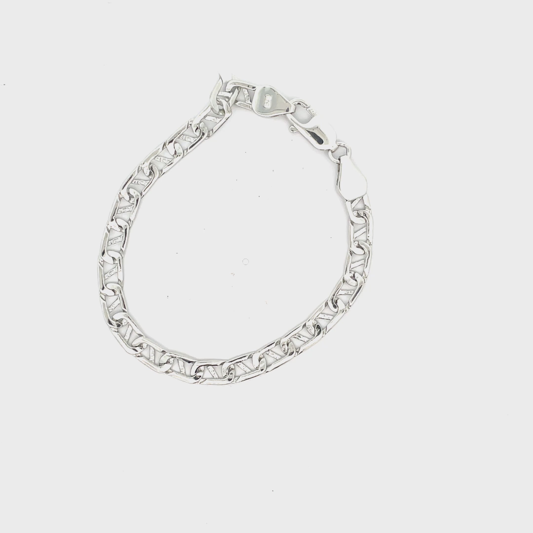 Elegant Silver Chain Bracelet