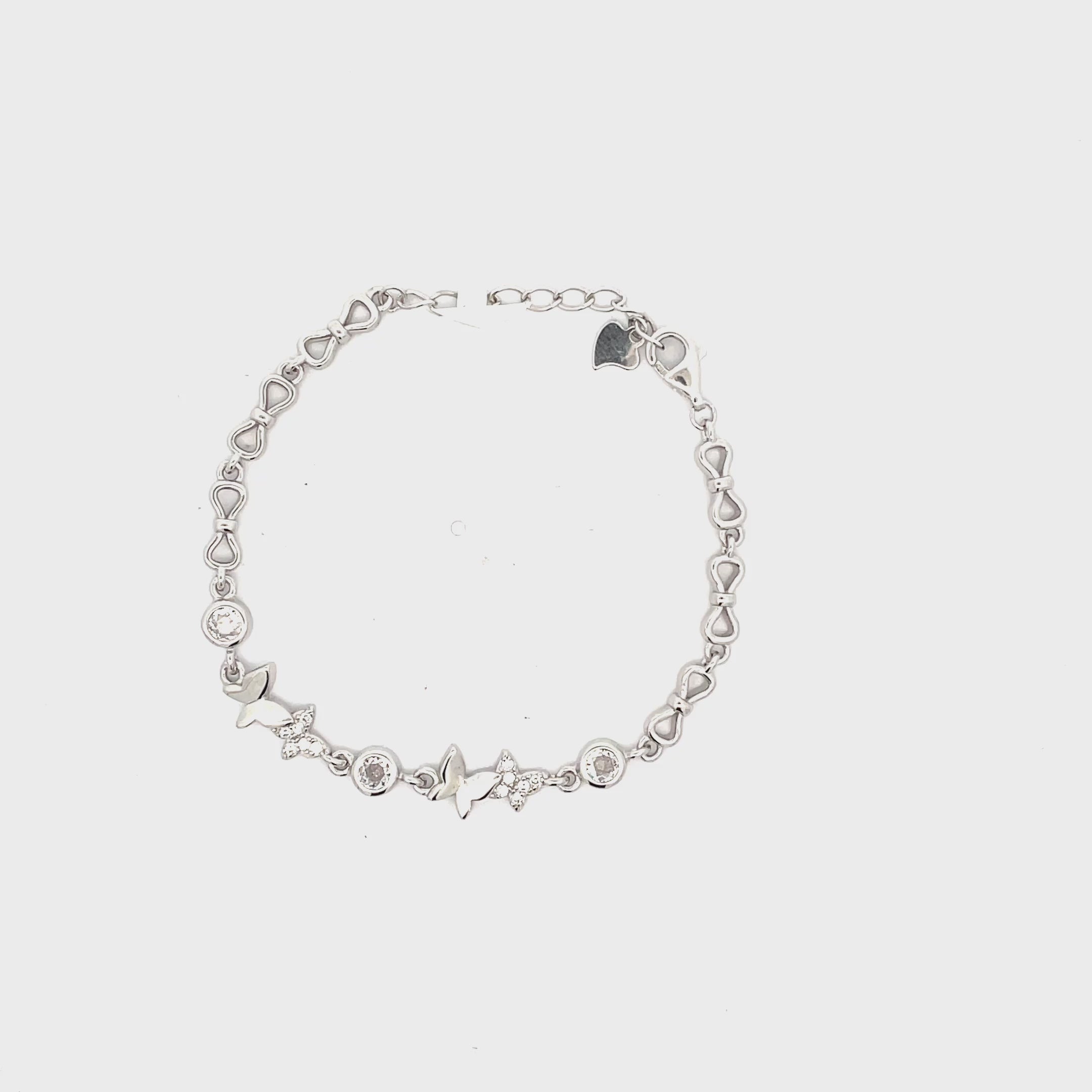 Elegant Silver Star Bracelet