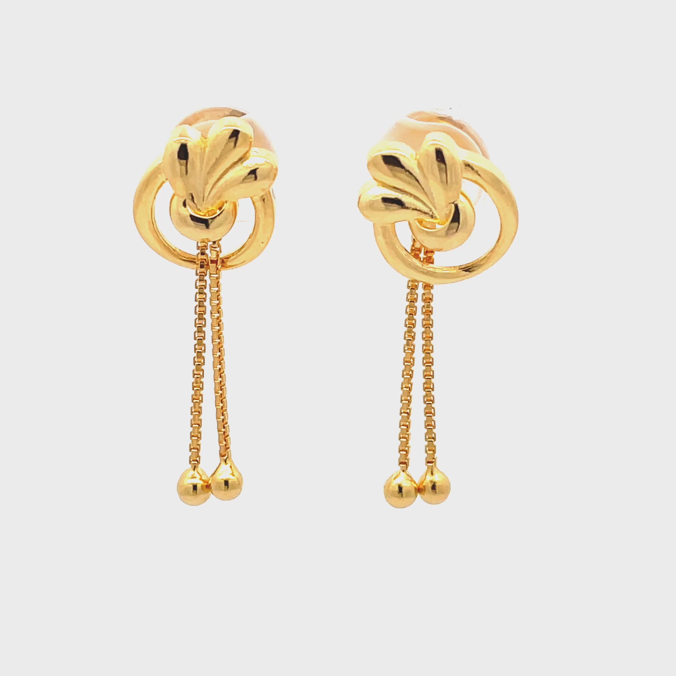 Elegant Gold Drop Earrings