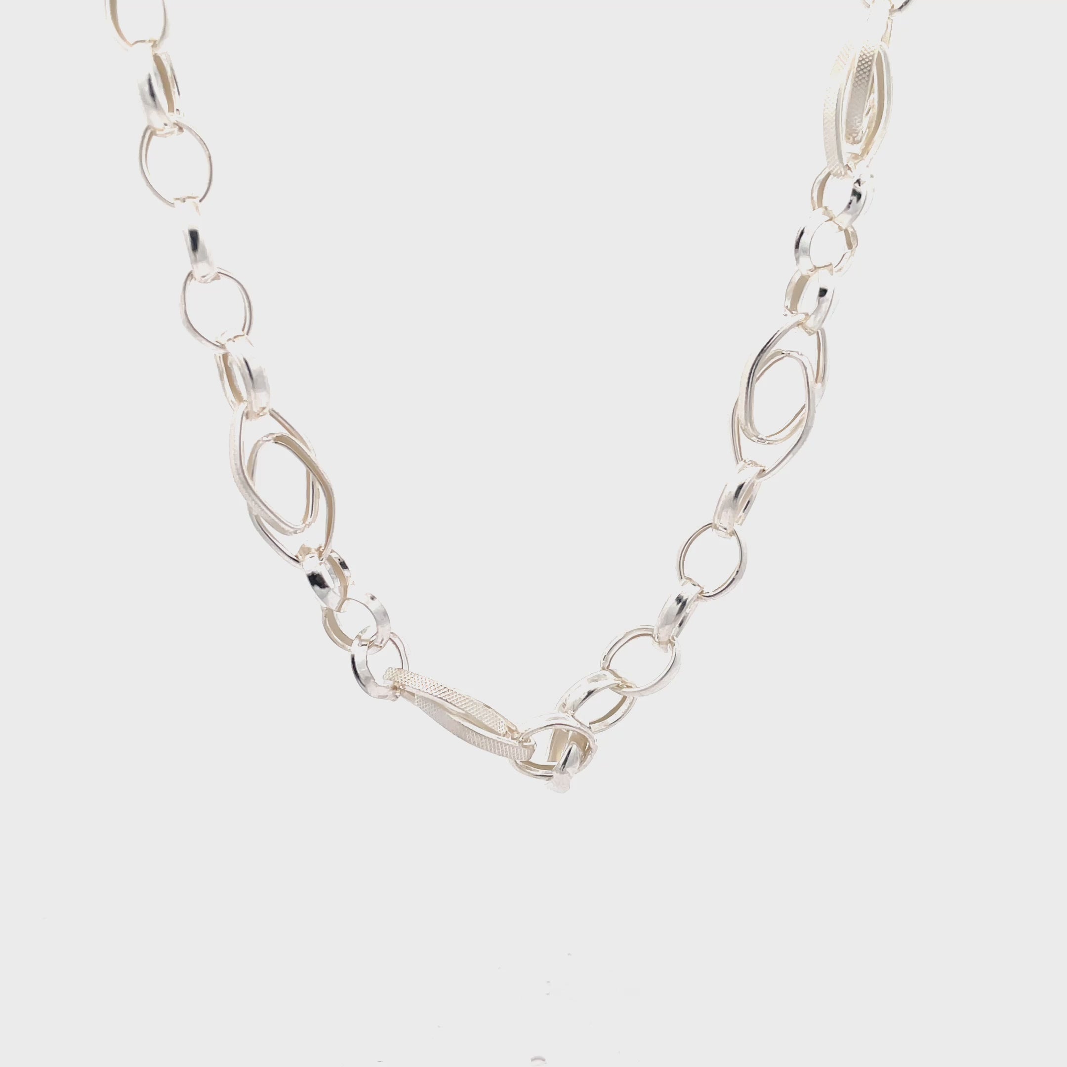 Elegant Silver Chain N