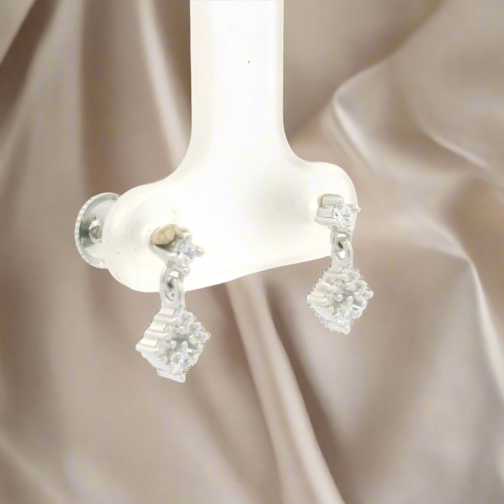 Diamond Drop Earrings