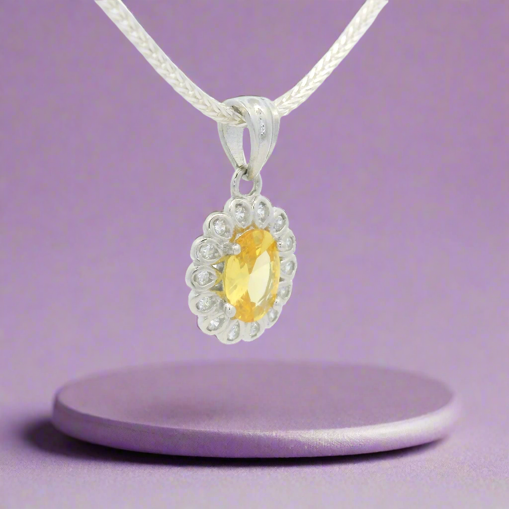 Yellow Gemstone Pendant